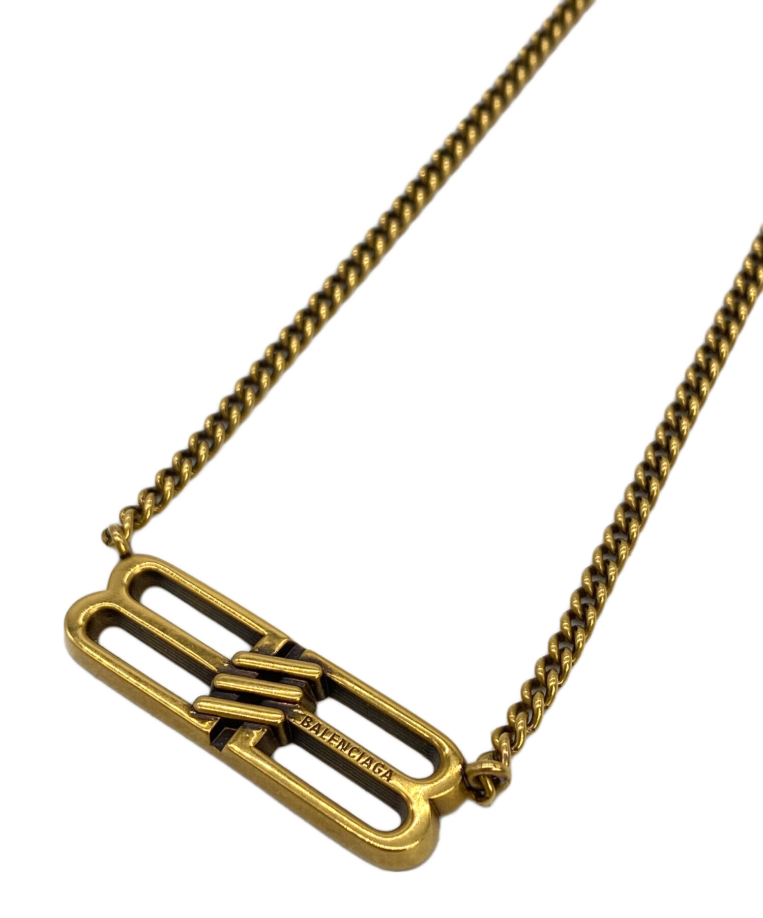 中古・古着通販】BALENCIAGA (バレンシアガ) BB ICON ネックレス