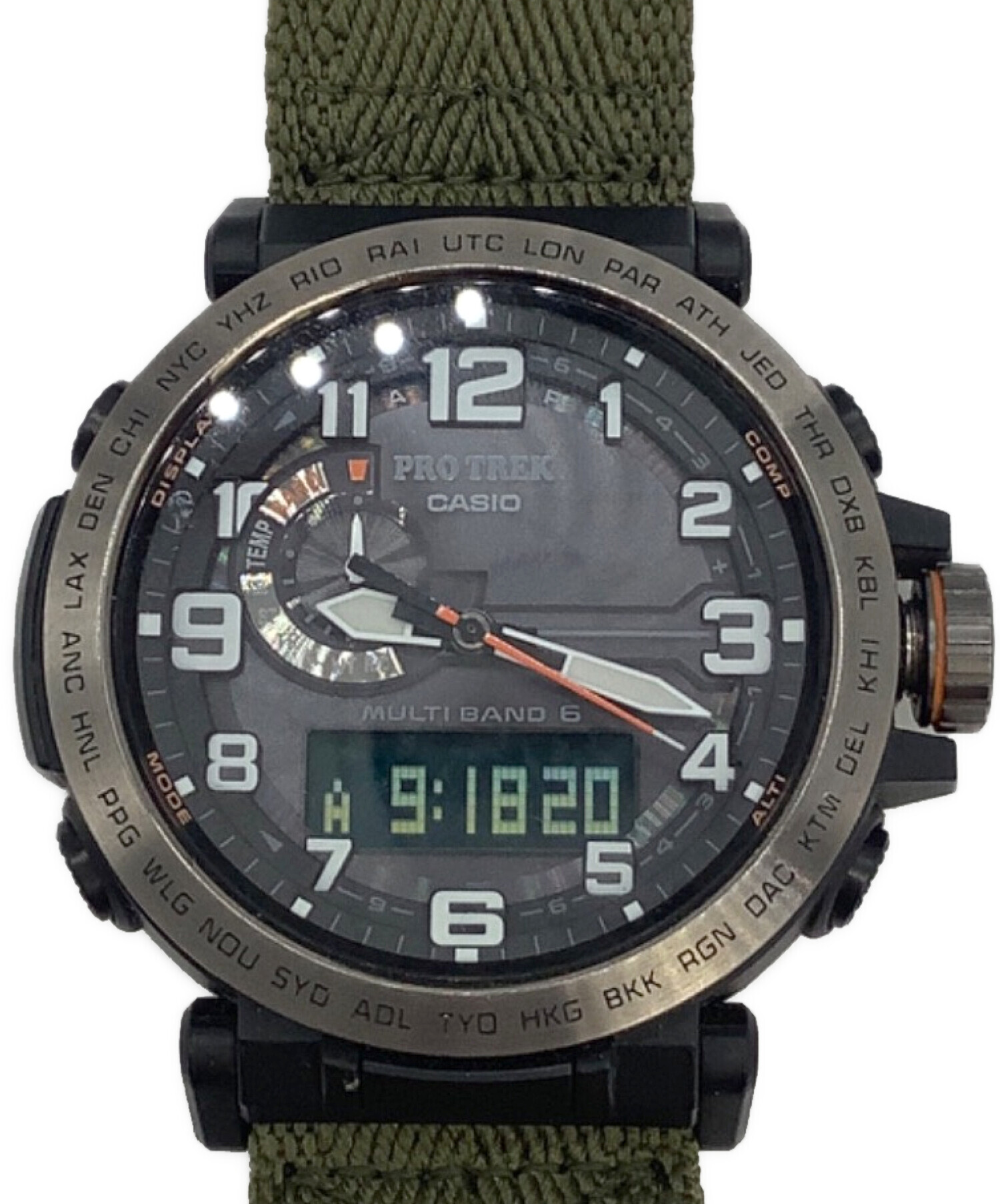 中古・古着通販】CASIO (カシオ) プロトレック PRO TREK ブラック 