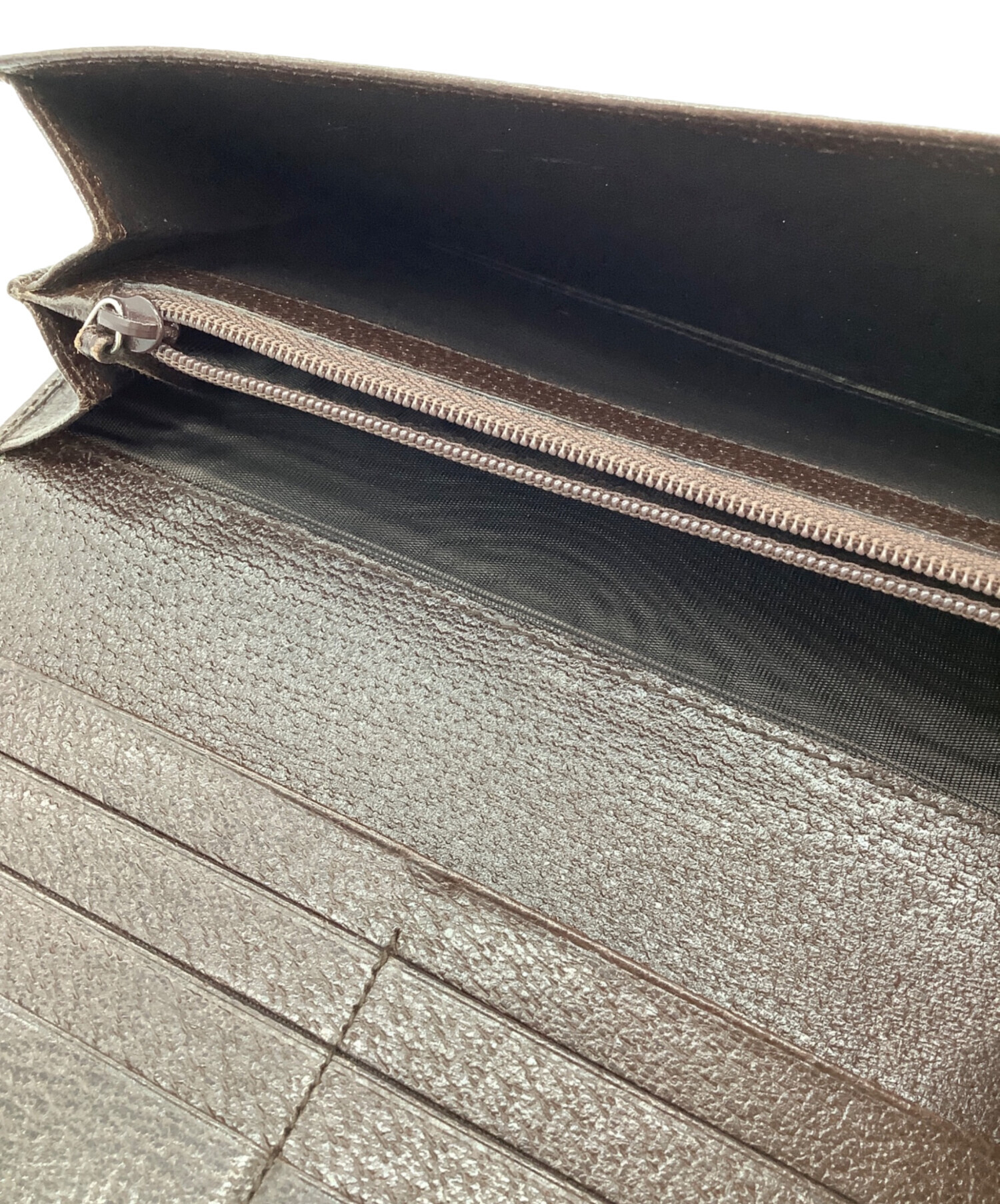 中古・古着通販】GUCCI (グッチ) GGキャンバス 二つ折り長財布