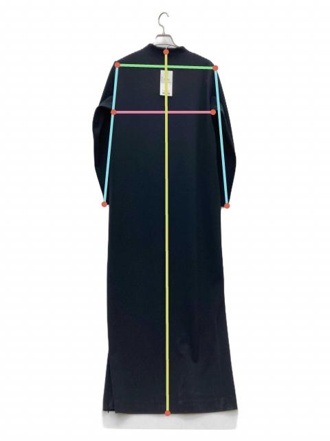 中古・古着通販】RIM.ARK (リムアーク) Neck darts jersey OP ブラック