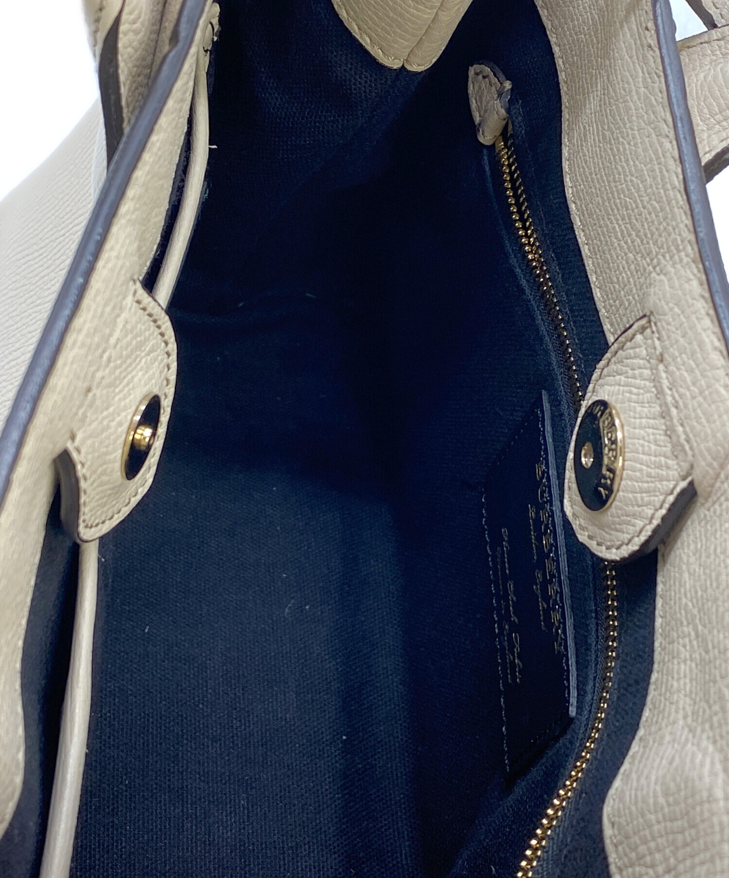 中古・古着通販】BURBERRY (バーバリー) バナーバッグ ベージュ