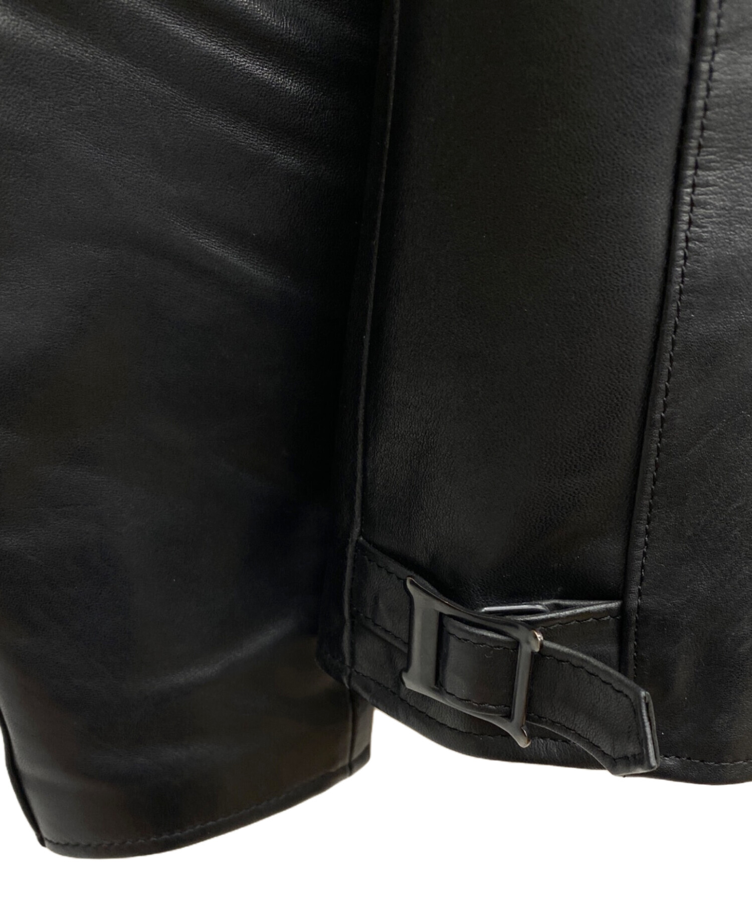 中古・古着通販】Name. (ネーム) HORSE HIDE JACKET ブラック