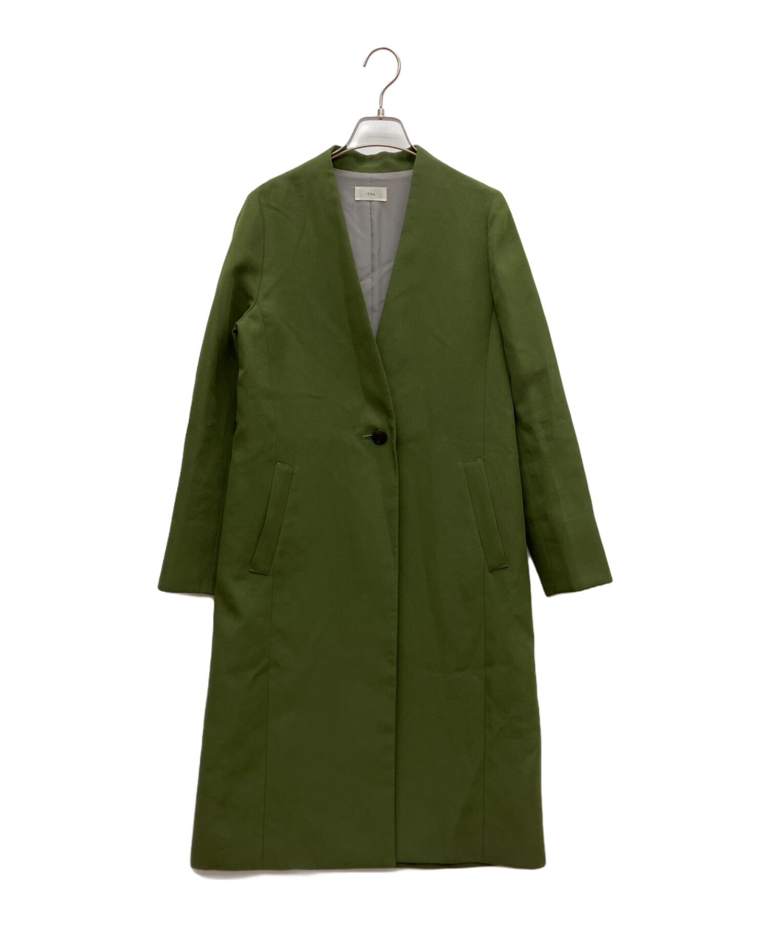 中古・古着通販】IENA (イエナ) コート グリーン サイズ:36｜ブランド