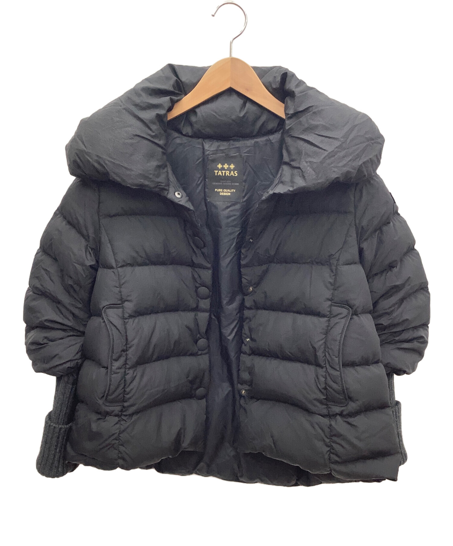 中古・古着通販】TATRAS (タトラス) COLMA ダウンジャケット ブラック