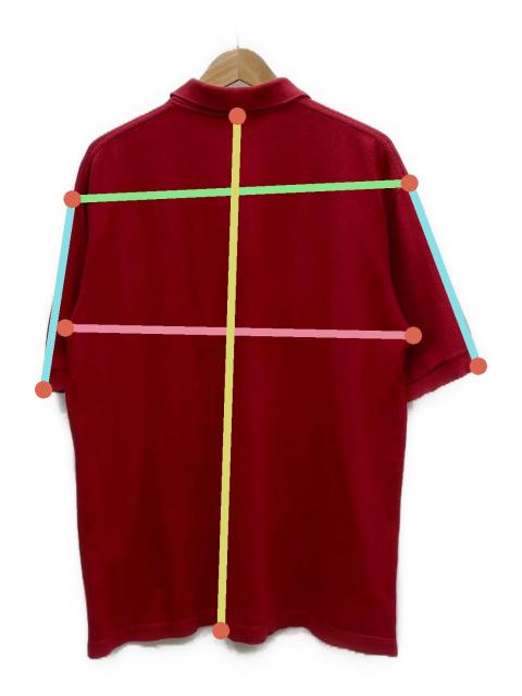 CELINE セリーヌ　ポロシャツ　Y2K 中古・古着通販】CELINE (セリーヌ) ポロシャツ レッド サイズ:XL