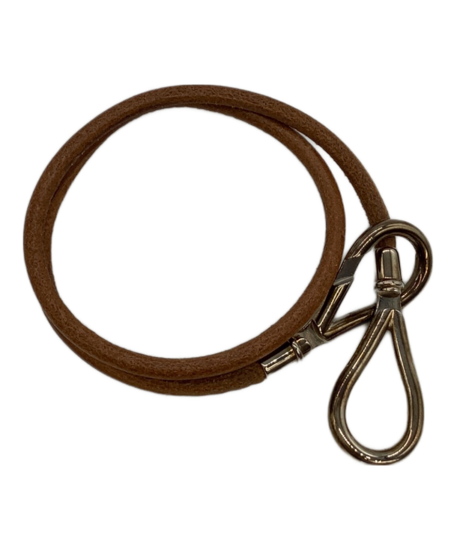 HERMES(エルメス) raniere leather necklace ラニエール レザー