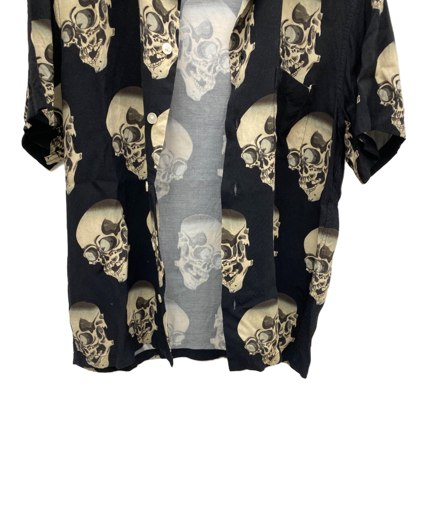 WACKO MARIA GHOST SKULL ALOHA SHIRT スカル 中古・古着通販】WACKO MARIA (ワコマリア) GHOST SKULL ALOHA SHIRT