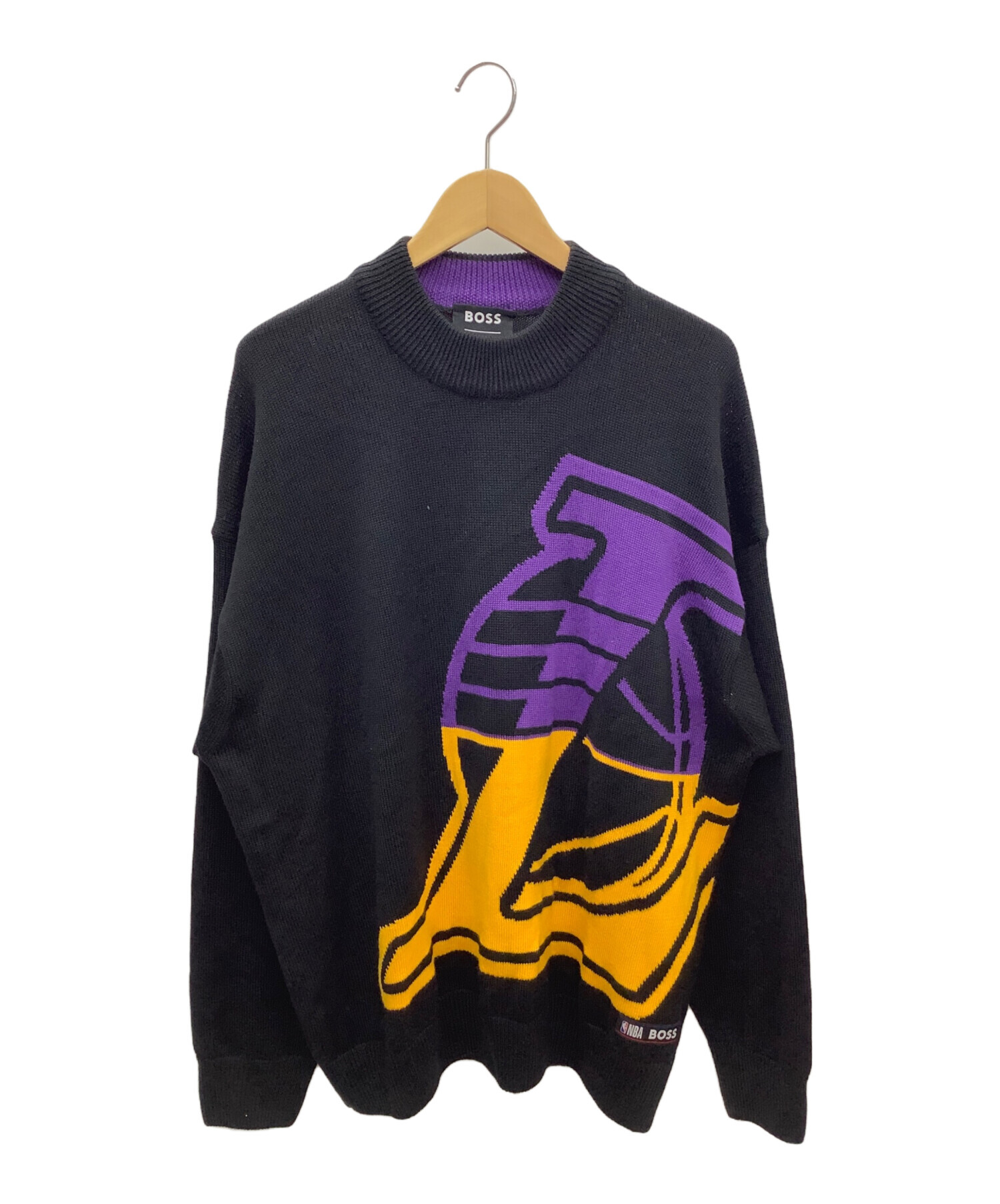 中古・古着通販】BOSS (ボス) NBA LOS ANGELES LAKERS ニットセーター 