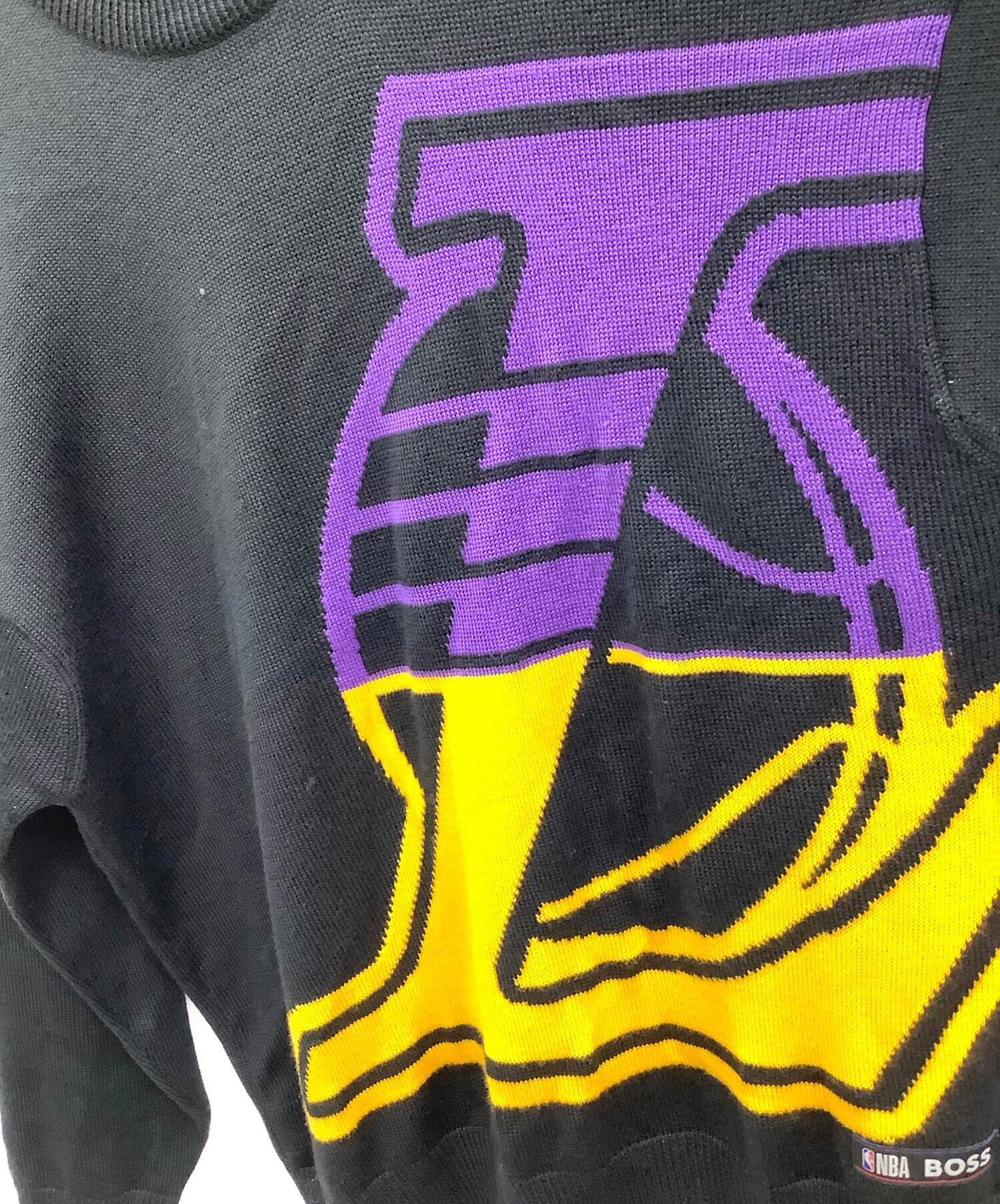 中古・古着通販】BOSS (ボス) NBA LOS ANGELES LAKERS ニットセーター 