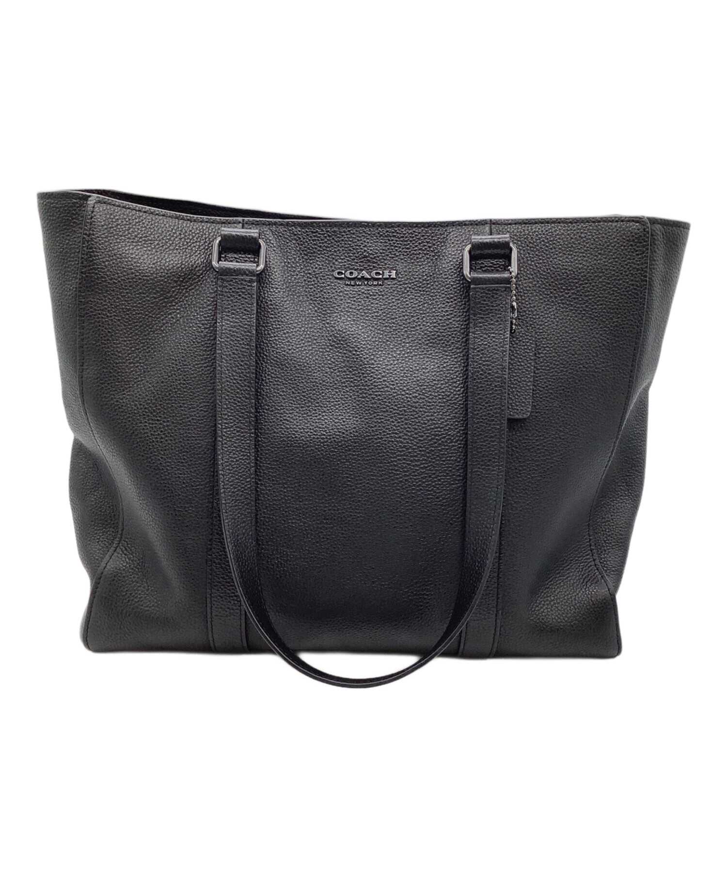 ハドソン COACH 未使用級 ダブルハンドル ハドソンダブルハンドルトート (コーチ) 中古・古着通販】COACH 8157 ブラック 黒 トート バッグ