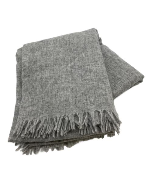 ASAUCE MELER ウール　グレー　マフラー　未使用品　大判 ASAUCE MELER（アソースメレ） ストール マフラー 「ASAUCE MELER