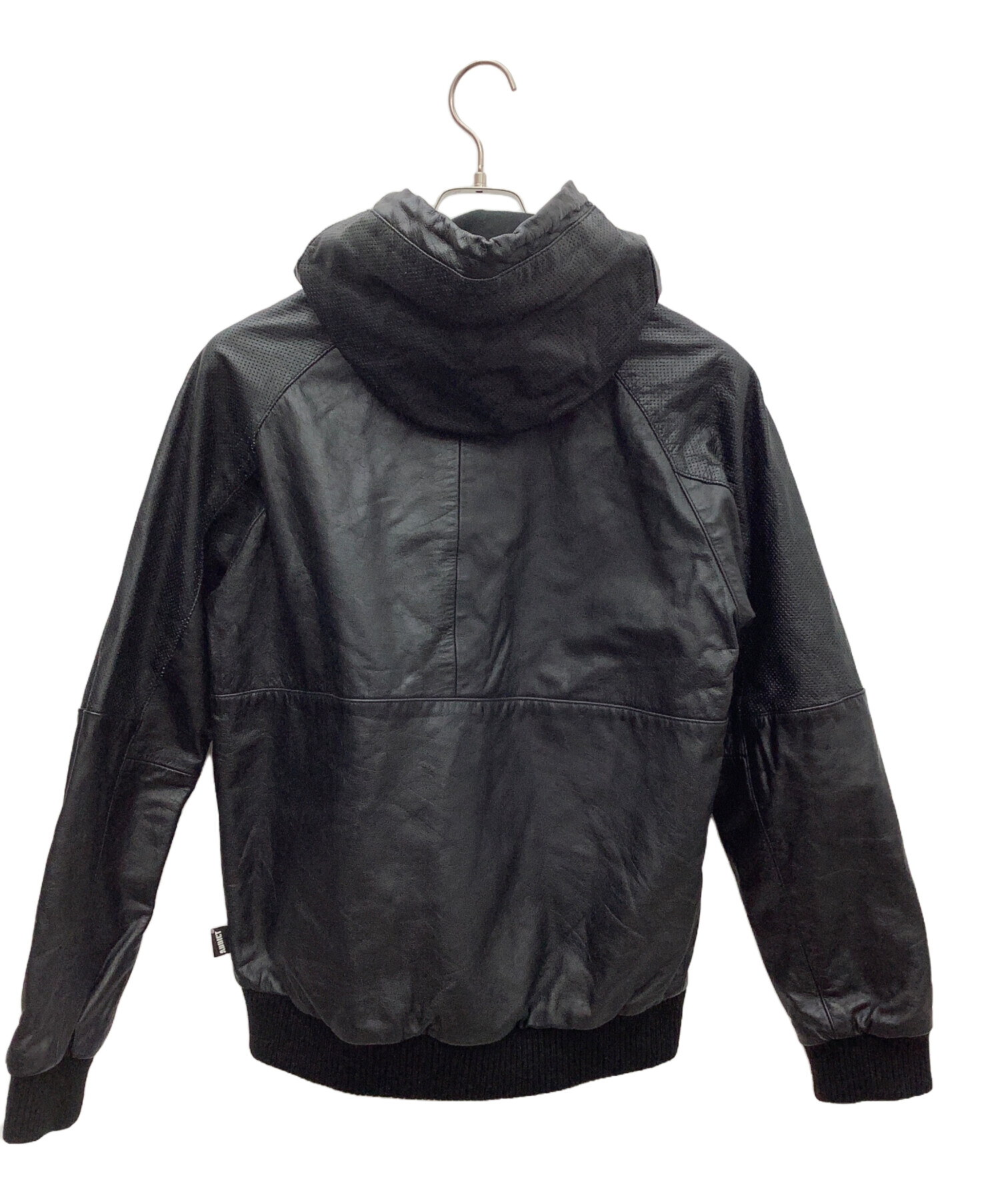 中古・古着通販】ADDICT (アディクト) レザージャケット ブラック