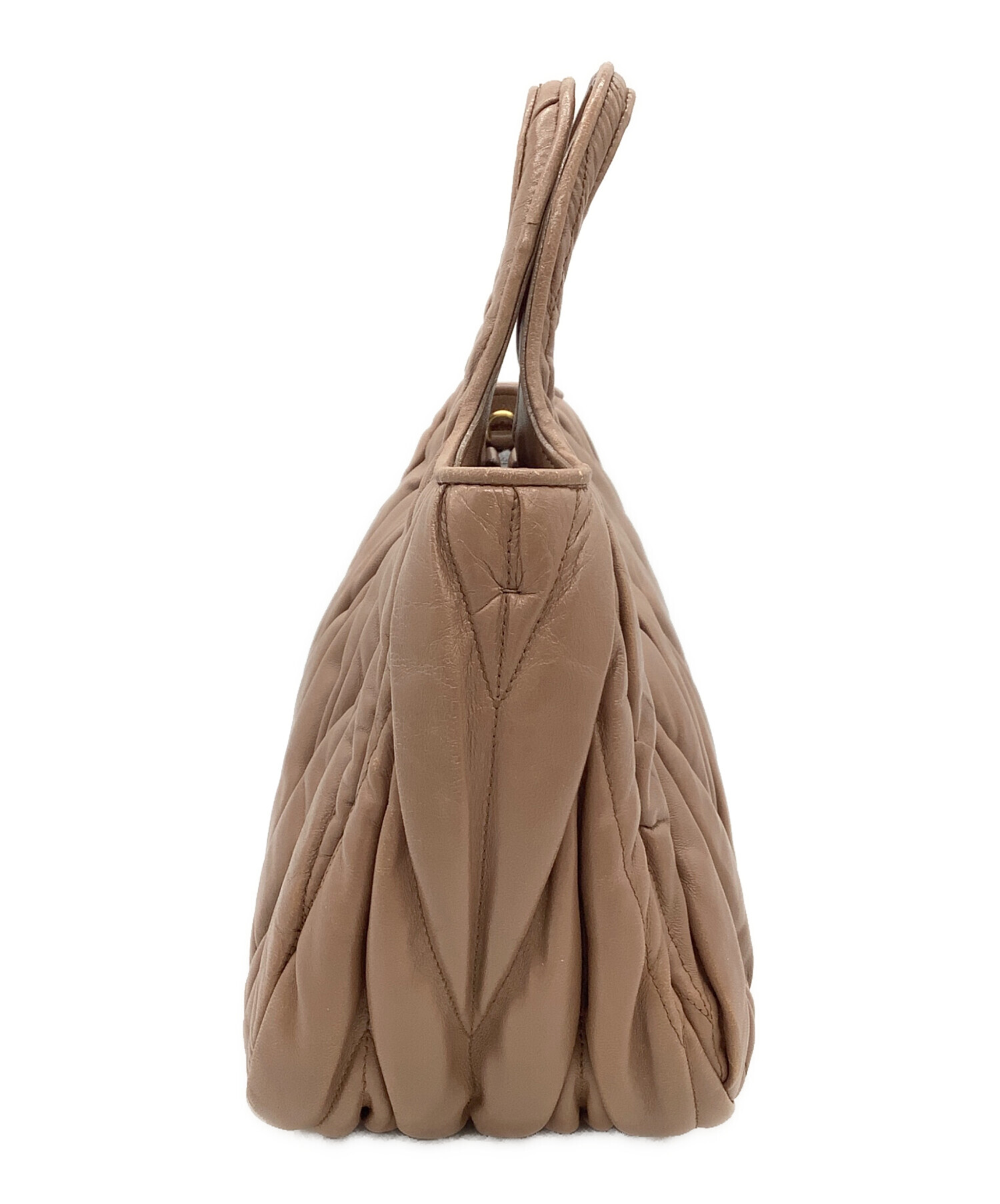 中古・古着通販】MIU MIU (ミュウミュウ) マテラッセ ブラウン 