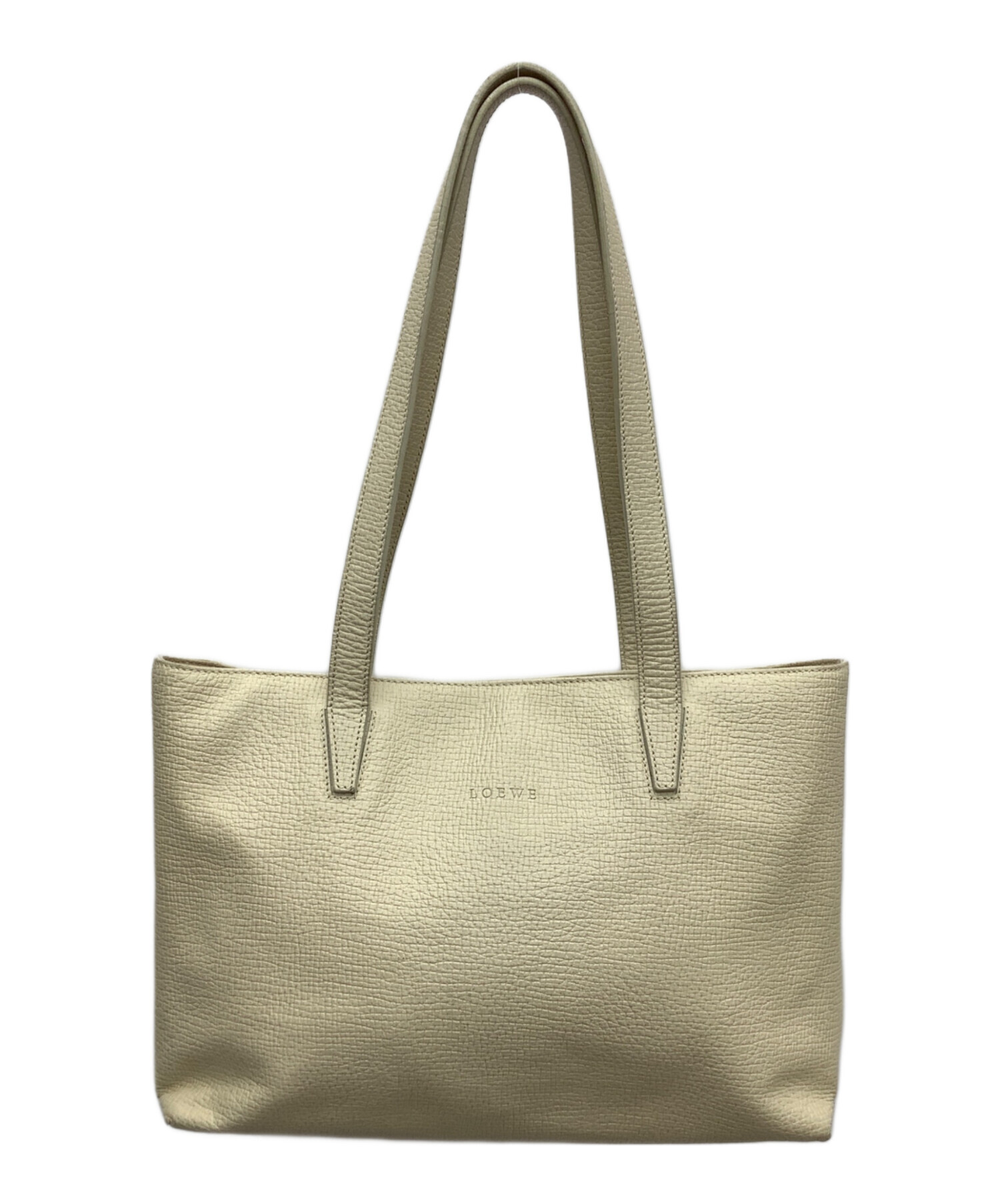 中古・古着通販】LOEWE (ロエベ) トートバッグ アイボリー｜ブランド 