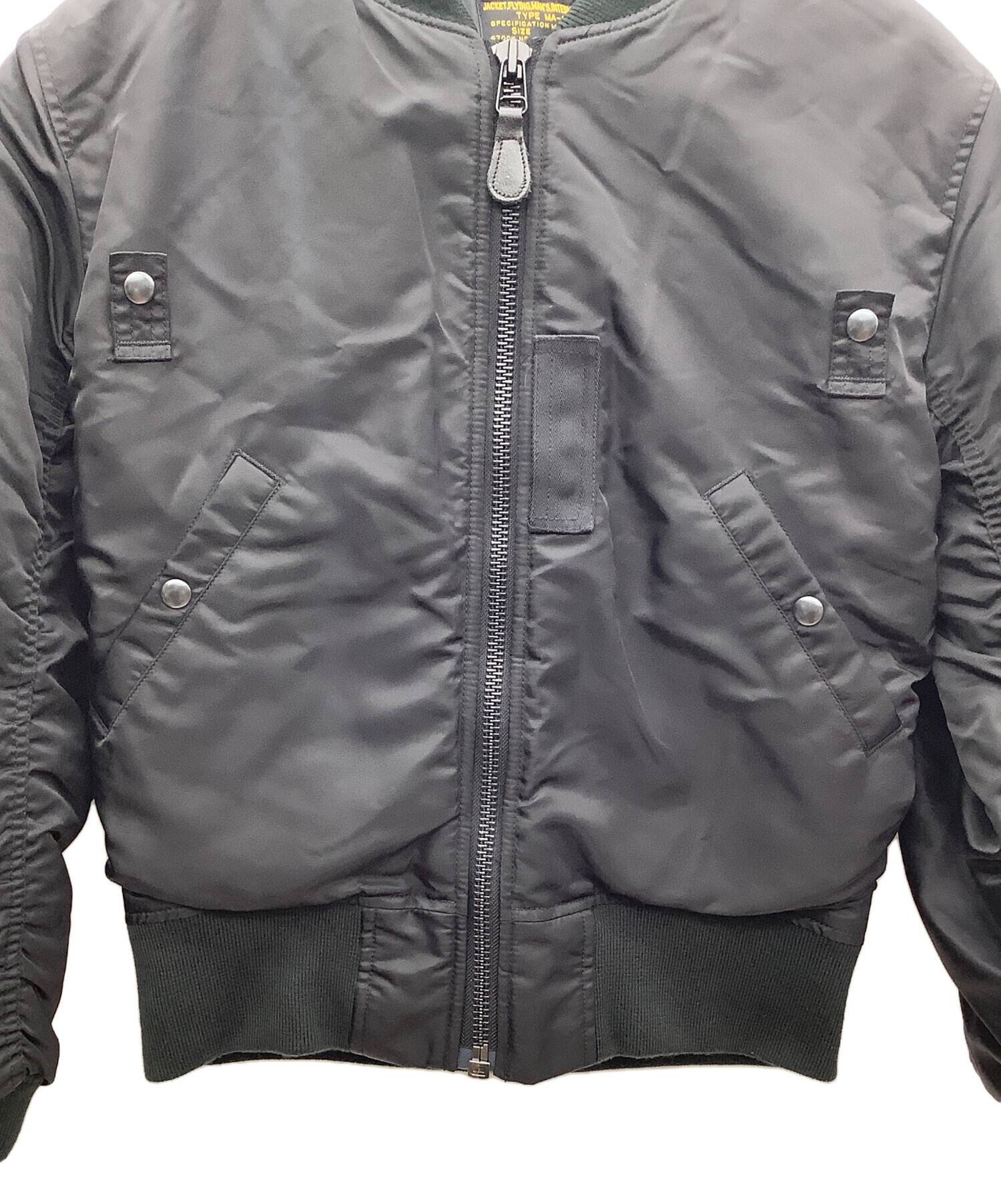 中古・古着通販】waiper (ワイパー) MA-1フライトジャケット ブラック