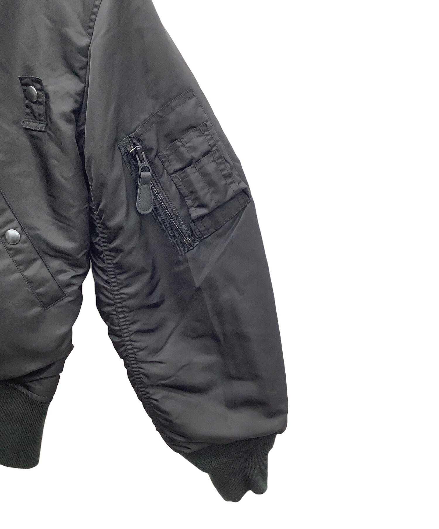 中古・古着通販】waiper (ワイパー) MA-1フライトジャケット ブラック