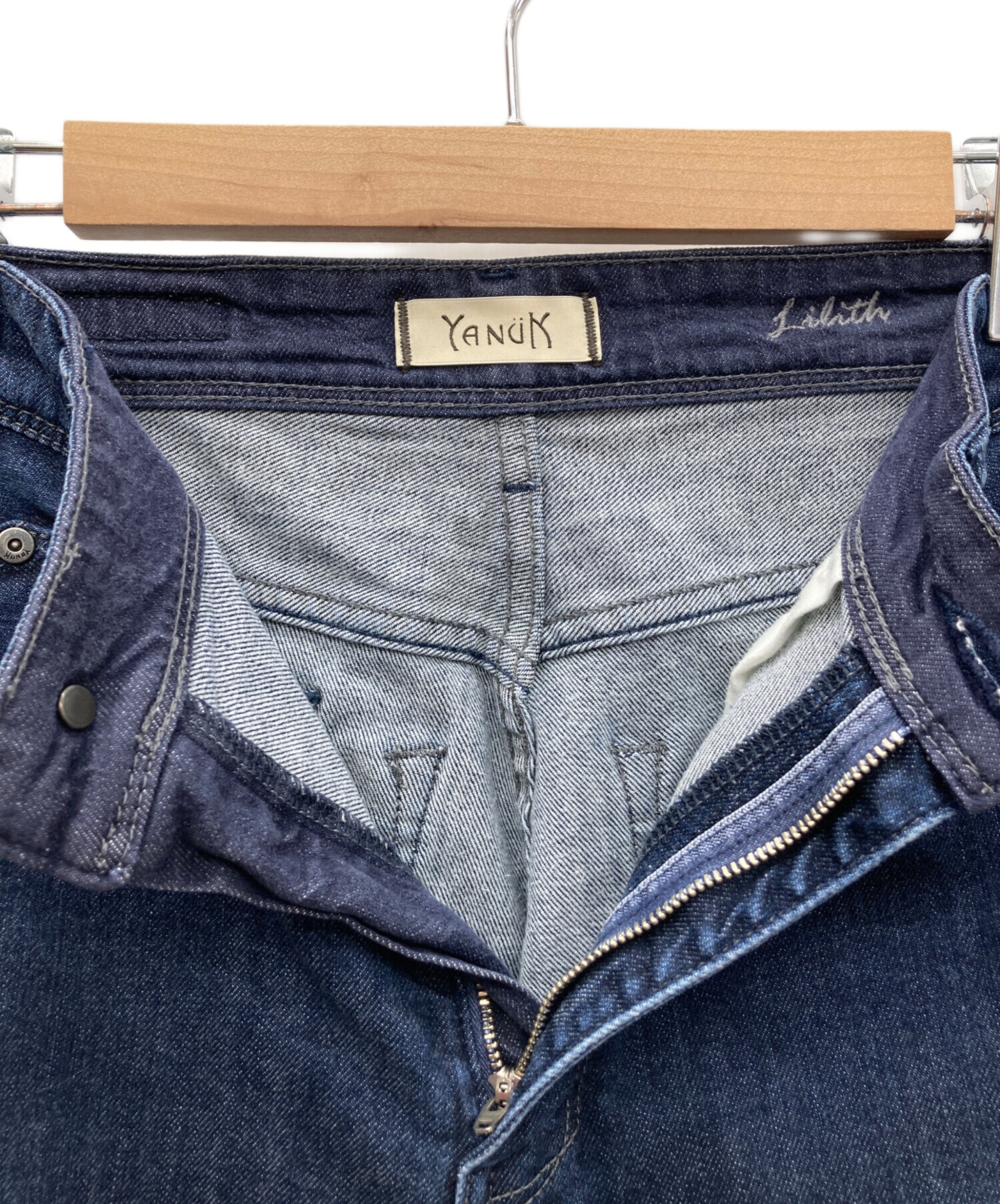 中古・古着通販】YANUK (ヤヌーク) デニムパンツ インディゴ サイズ:25