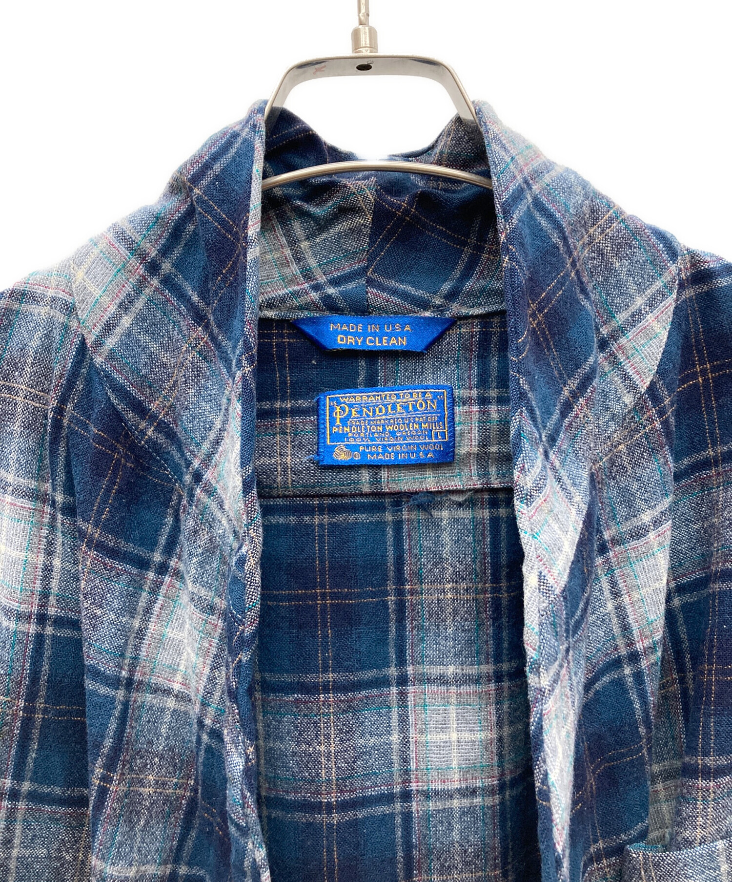 中古・古着通販】PENDLETON (ペンドルトン) ガウンコート ネイビー