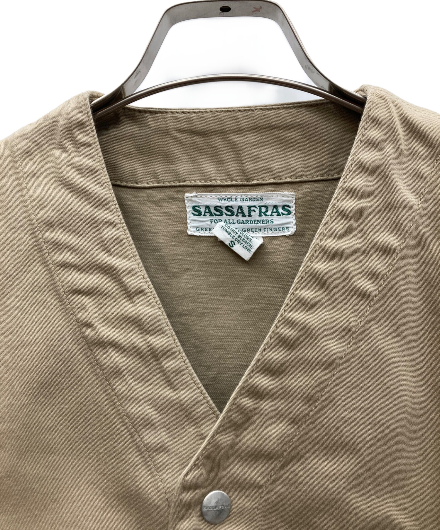 中古・古着通販】SASSAFRAS (ササフラス) ジャケット ベージュ サイズ
