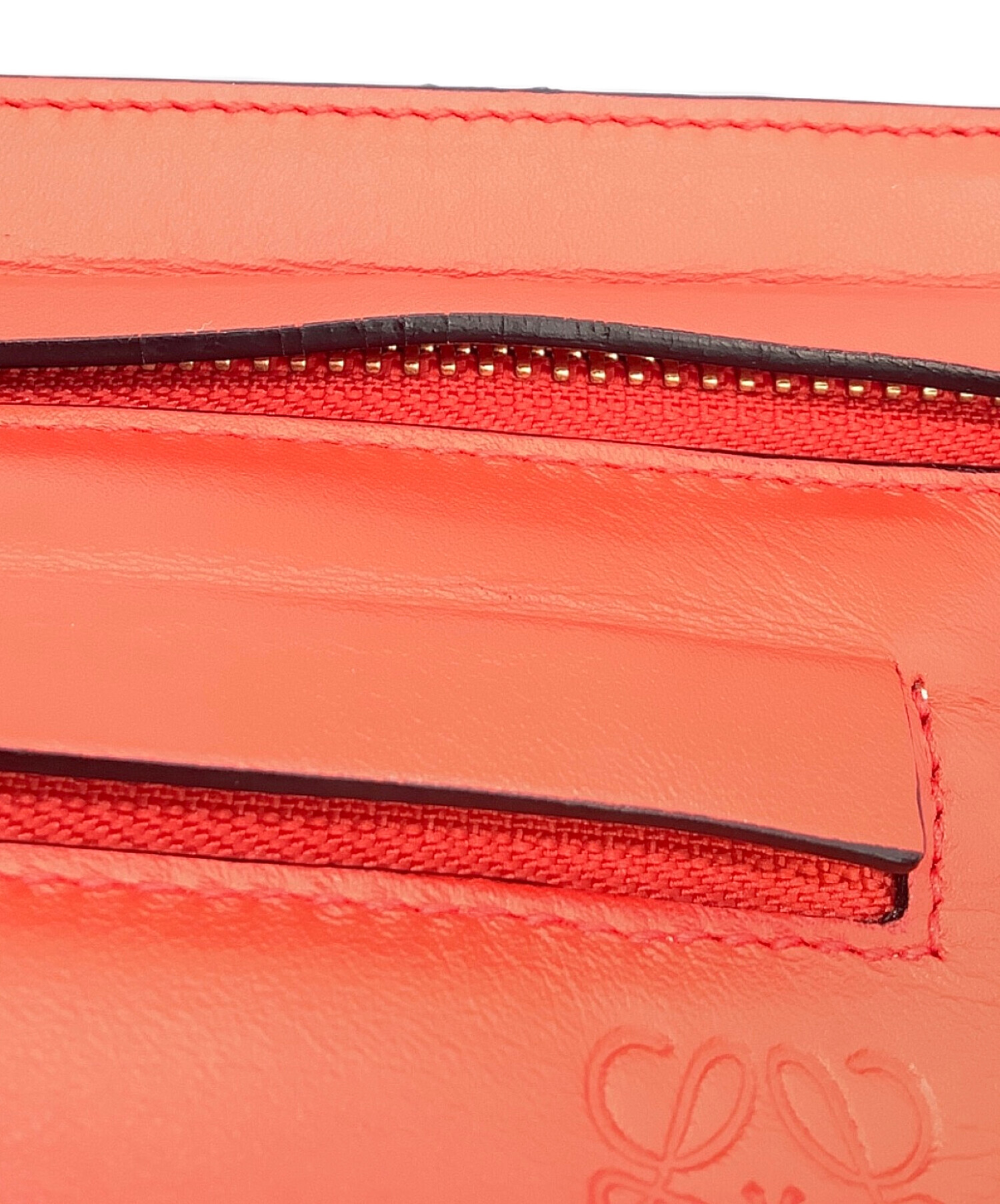 中古・古着通販】LOEWE (ロエベ) LOEWE アナグラム ラージダブルポーチ