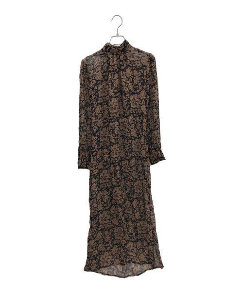 中古・古着通販】TODAYFUL (トゥデイフル) 長袖ワンピース ブラウン