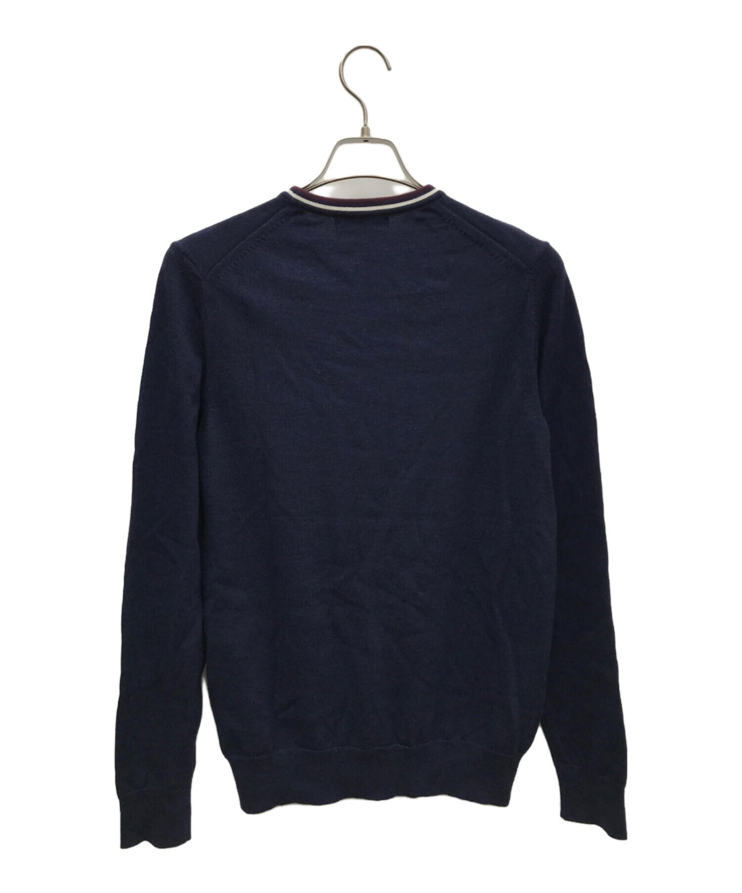 中古・古着通販】FRED PERRY (フレッドペリー) 薄手ニット ネイビー