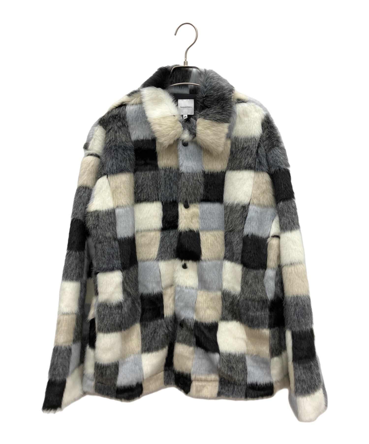 新品 SASQUATCH fabrix フェイクファージャケット L