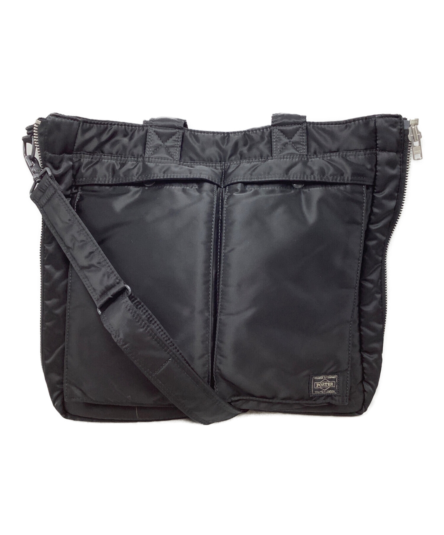 中古・古着通販】PORTER (ポーター) TANKER 2WAY TOTE BAG ブラック