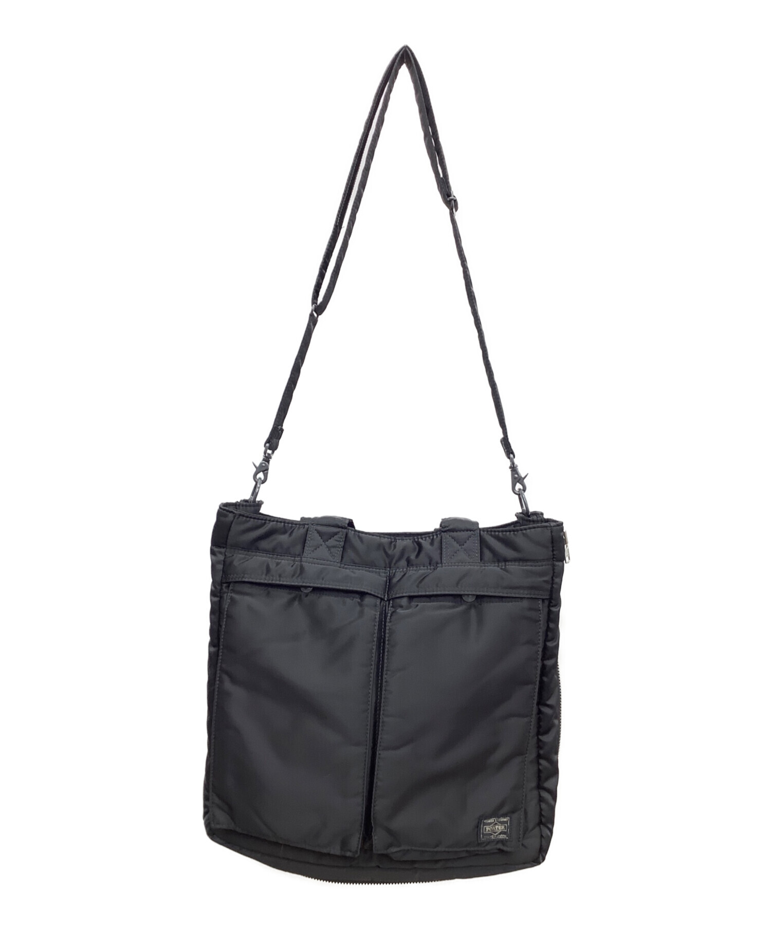 中古・古着通販】PORTER (ポーター) TANKER 2WAY TOTE BAG ブラック