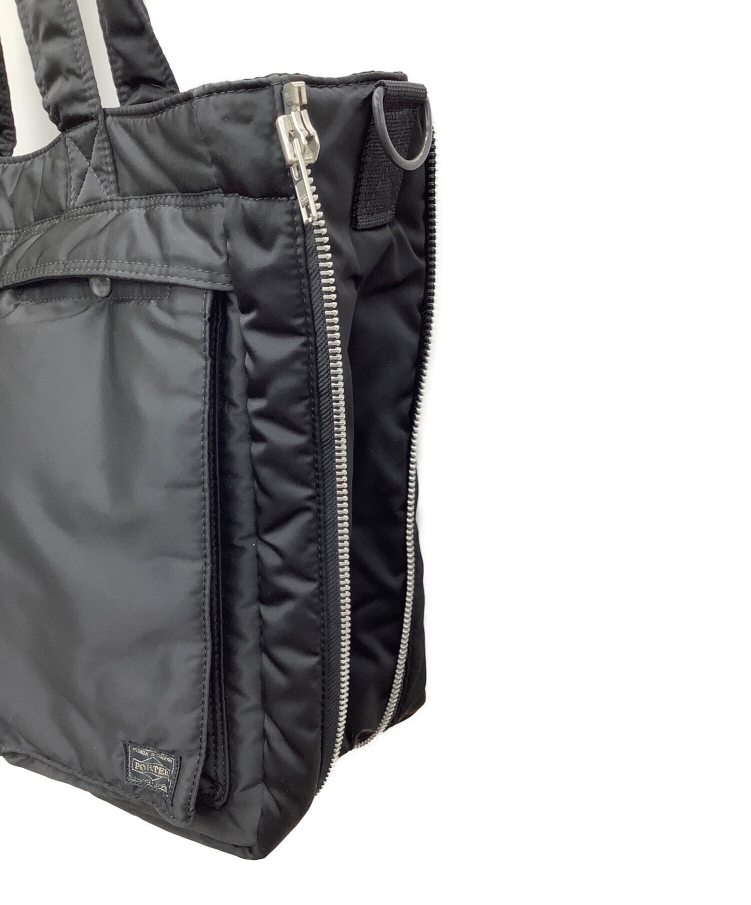 中古・古着通販】PORTER (ポーター) TANKER 2WAY TOTE BAG ブラック
