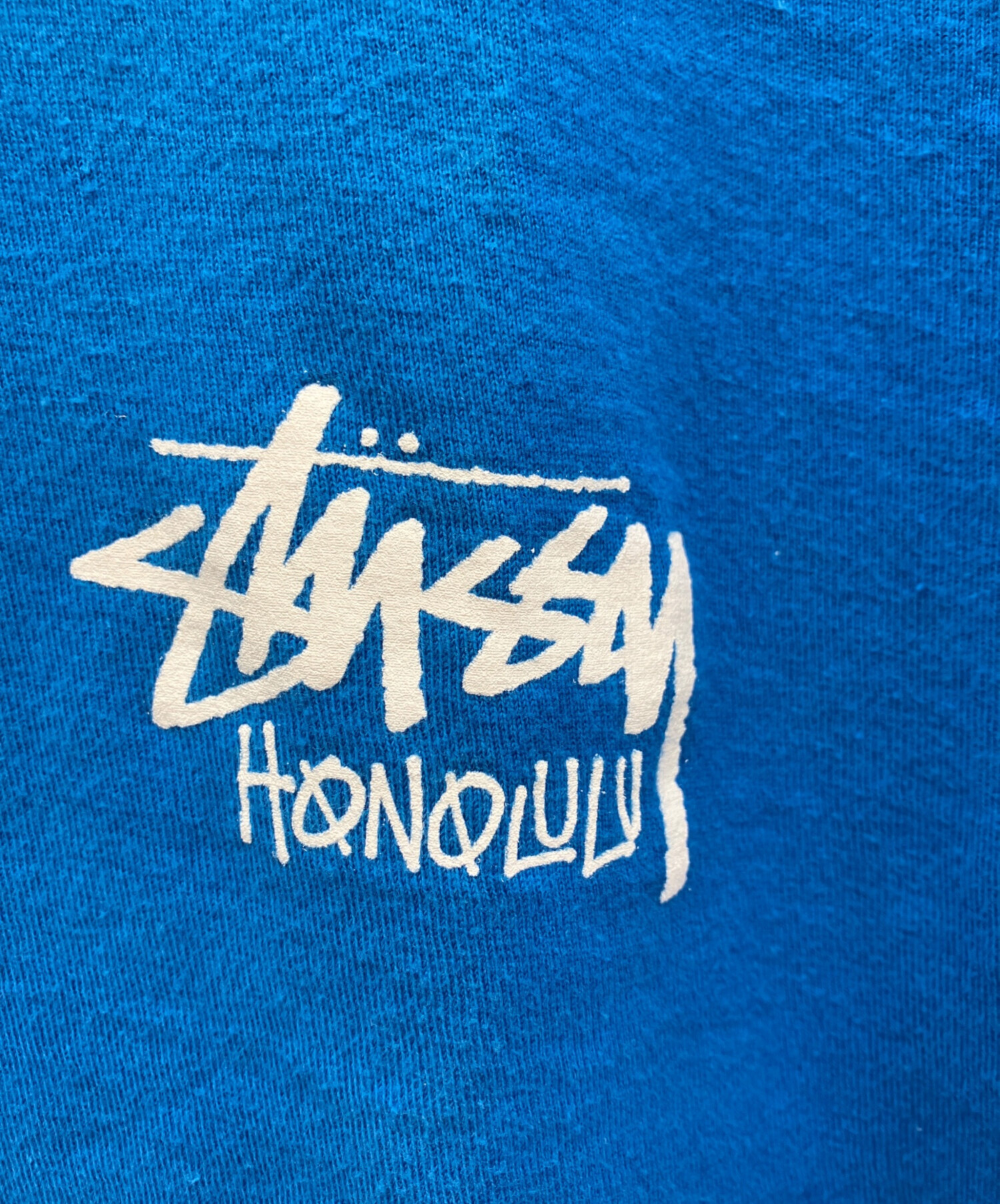 中古・古着通販】stussy (ステューシー) 半袖Tシャツ ブルー サイズ:M