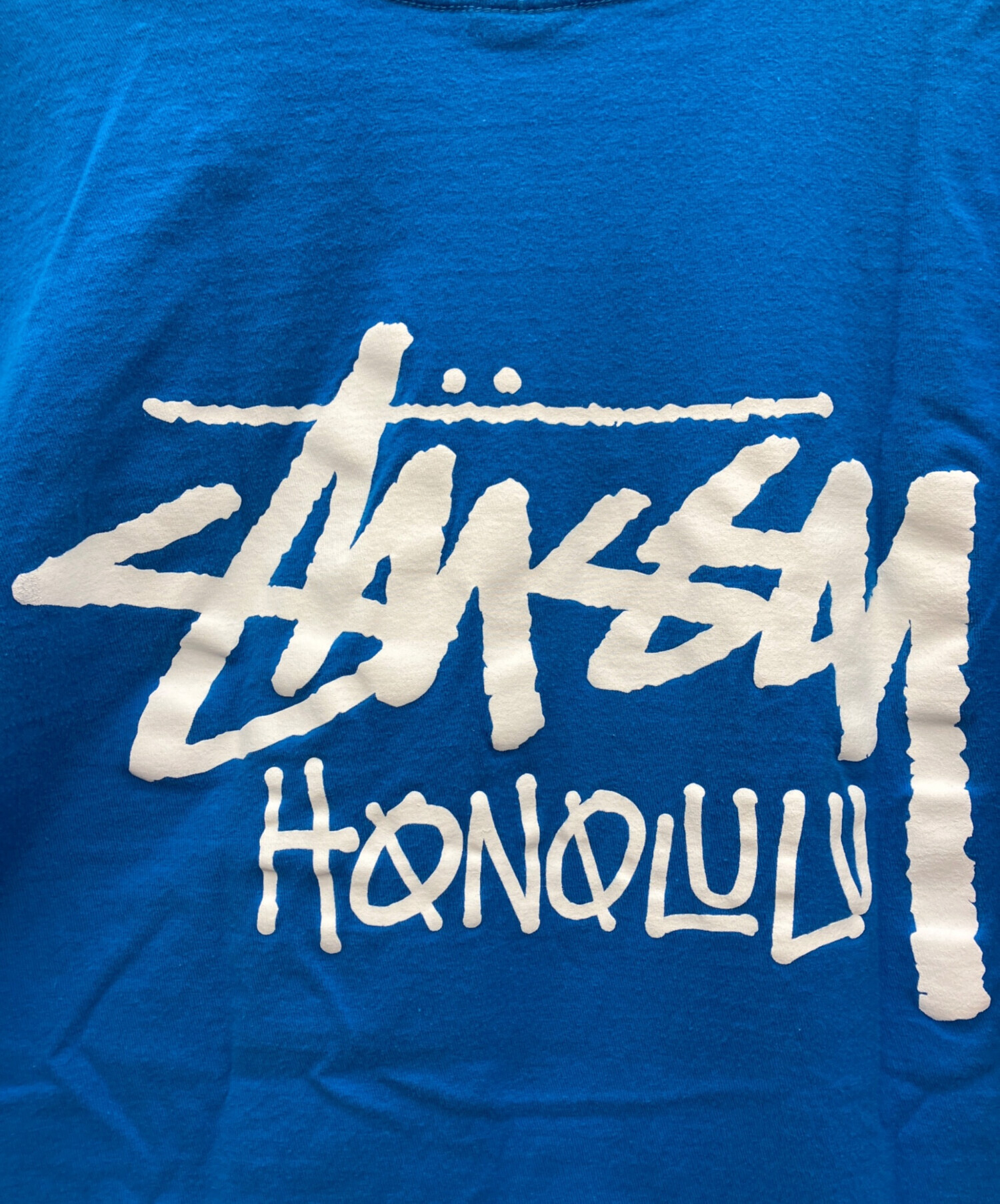 中古・古着通販】stussy (ステューシー) 半袖Tシャツ ブルー サイズ:M