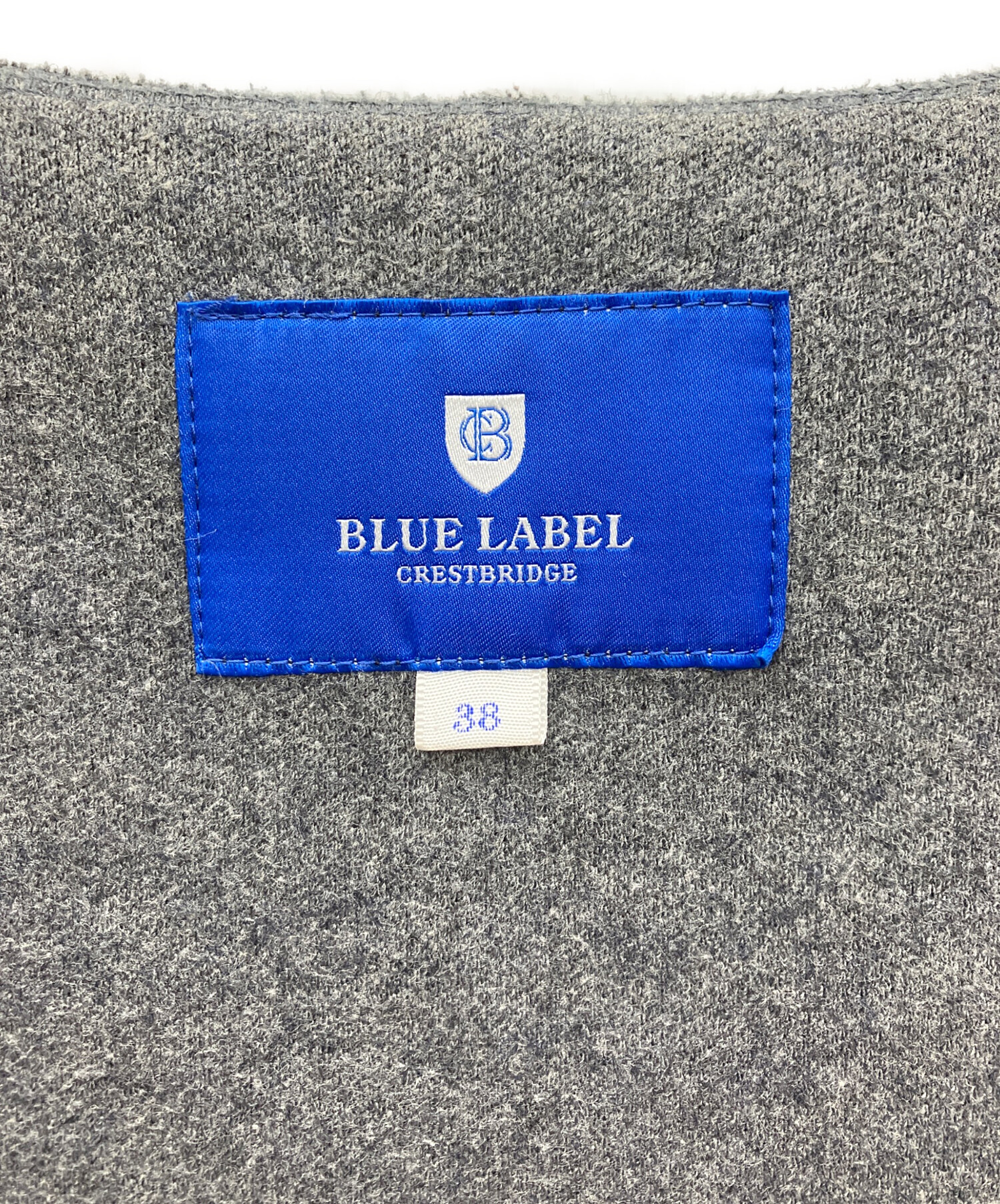 BLUE LABEL CRESTBRIDGE - BLUE LABEL CRESTBRIDGE セットアップ　ネイビー　サイズ38 中古・古着通販】BLUE LABEL CRESTBRIDGE (ブルーレーベルクレスト