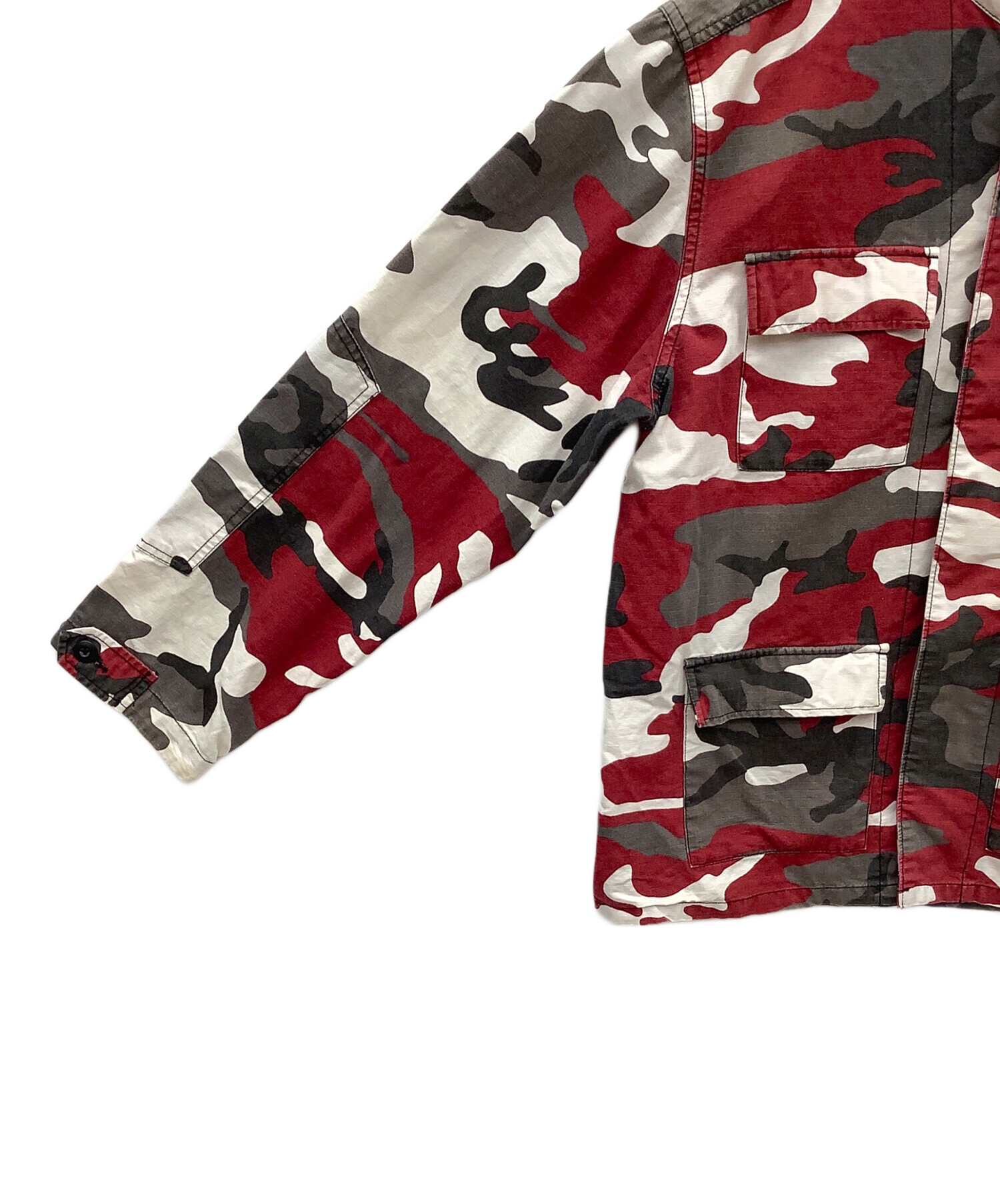 中古・古着通販】SUPREME (シュプリーム) Hellraiser BDU Shirt レッド