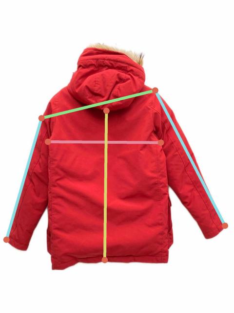 中古・古着通販】DANTON (ダントン) ダウンジャケット レッド サイズ