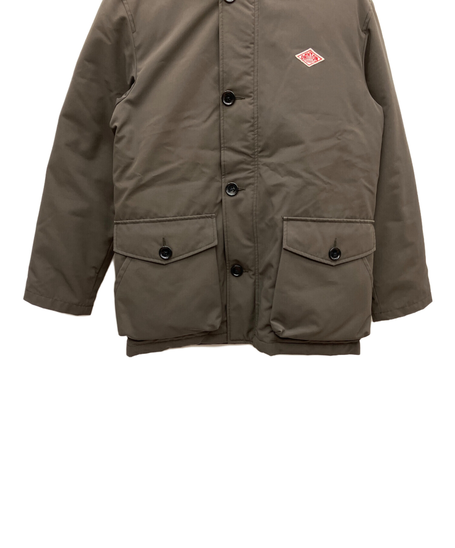 ダントン ダウンジャケット ブラウン 40 - メルカリ