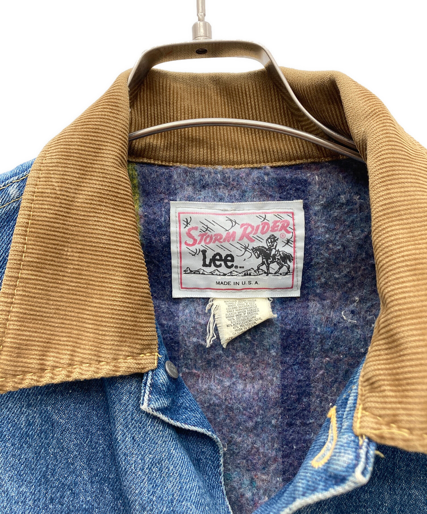 リー ストームライダー サイズ40相当 中古・古着通販】LEE (リー) ストームライダーデニムジャケット