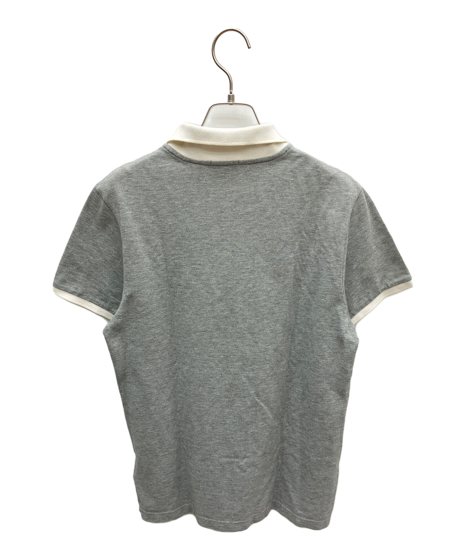 中古・古着通販】MONCLER (モンクレール) ポロシャツ グレー サイズ:S