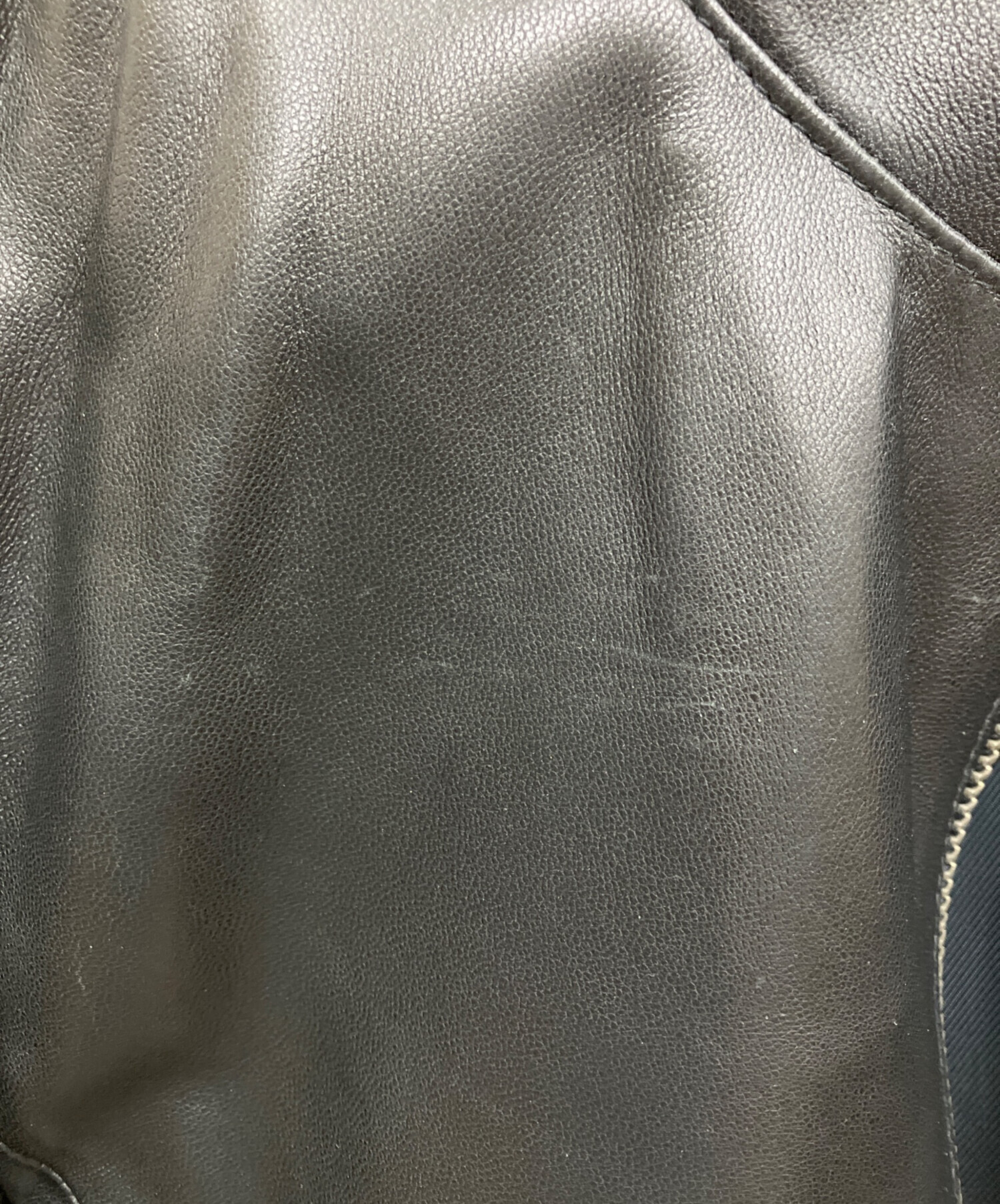 AZ エーゼイ ジュンハシモト レザー ライダース ラムレザー 羊革 Sサイズ 中古・古着通販】AZ by junhashimoto (エーゼイ バイ ジュンハシモト