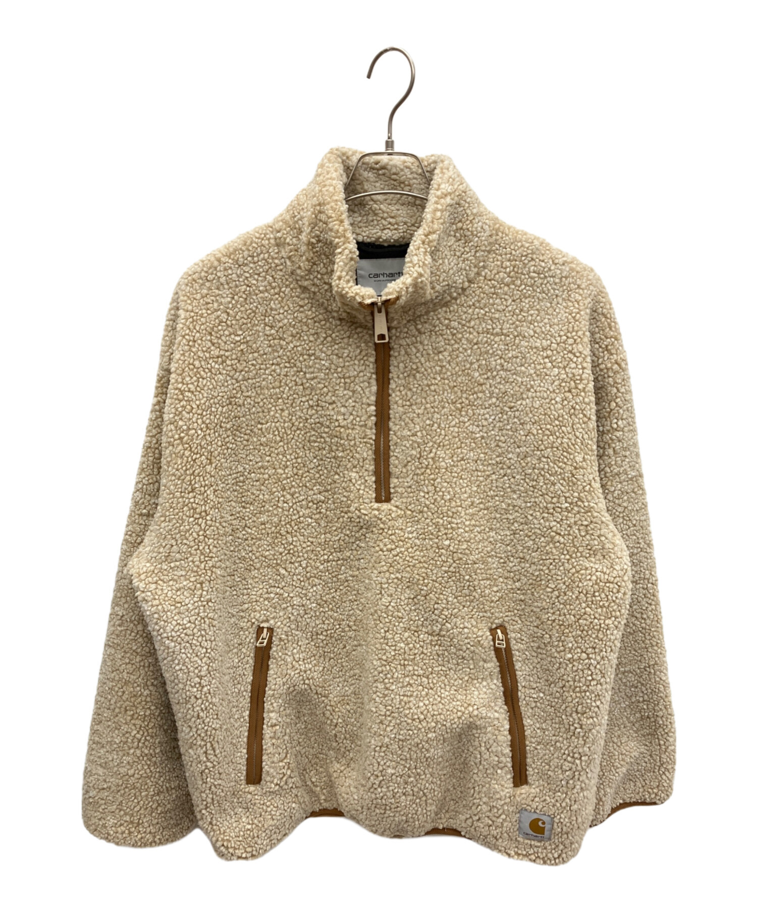 【即完売モデル】カーハートWIP☆刺繍ロゴ　ボア　フリース　ジャケット　美品 中古・古着通販】Carhartt WIP (カーハート ワークインプログレス
