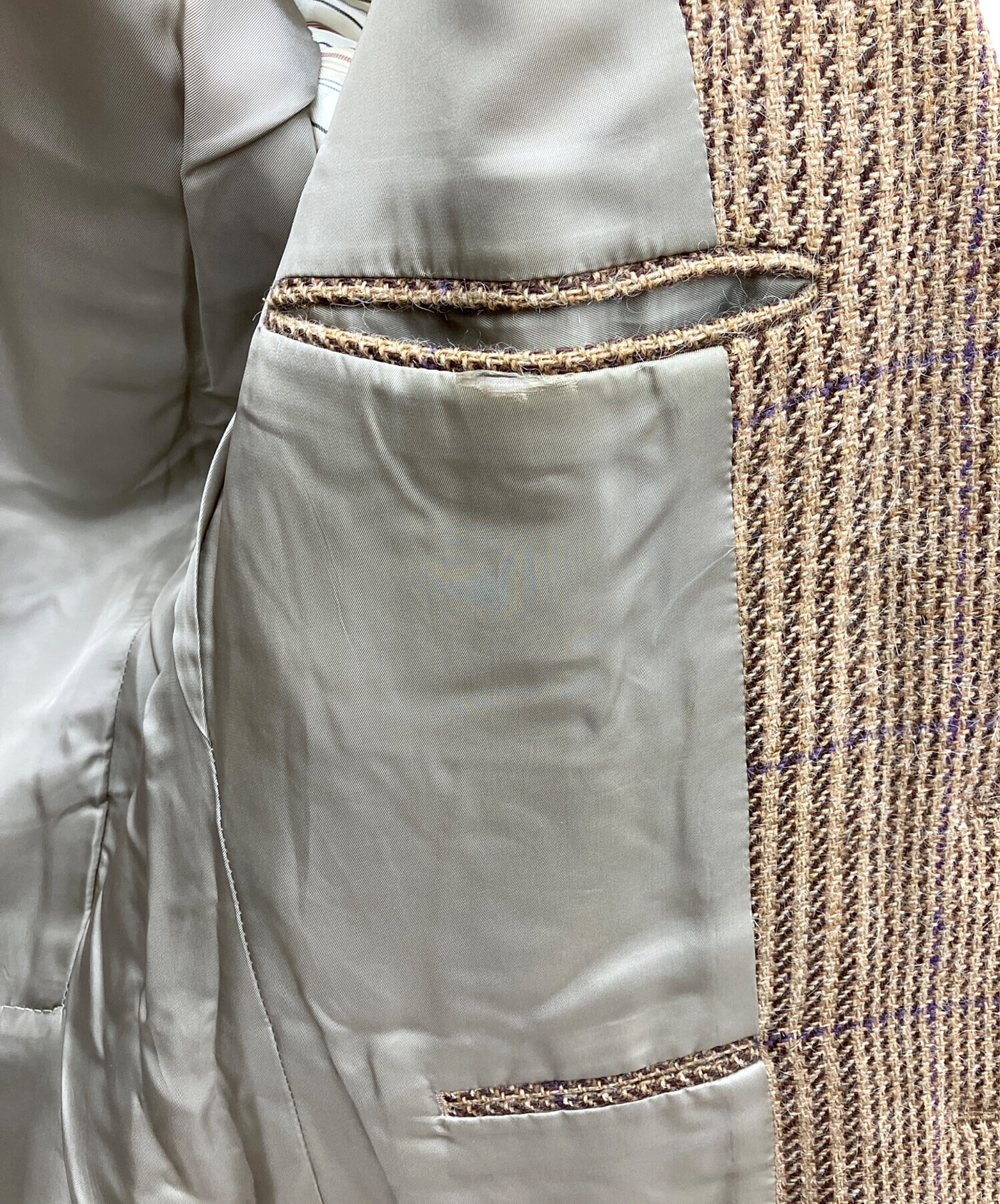 LAUREN Ralph Lauren ウールジャケット ベージュ 4 中古 中古・古着通販】RALPH LAUREN (ラルフローレン) ウールジャケット