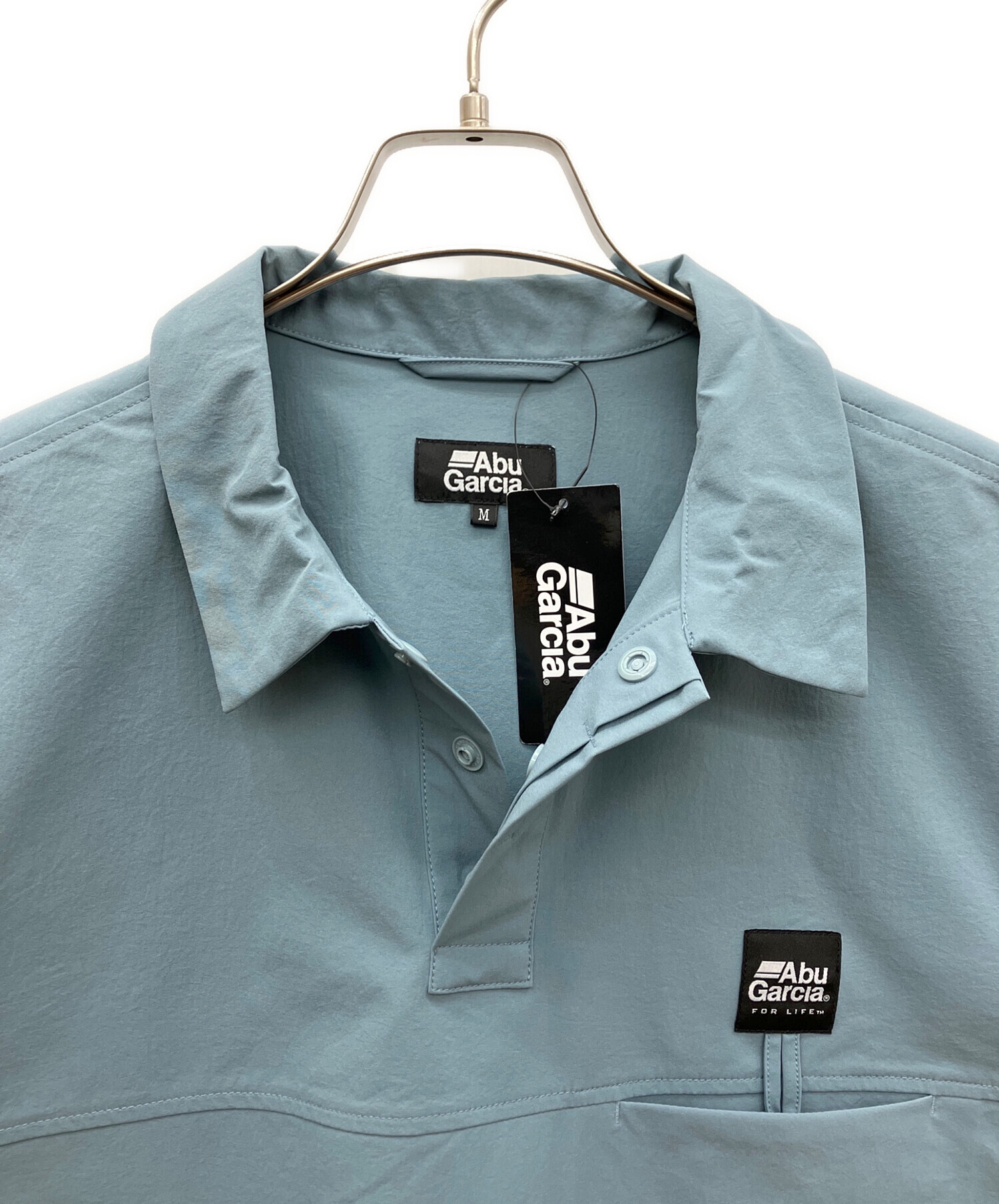 Abu Garcia メッシュ長袖ポロシャツ XL 中古・古着通販】Abu Garcia (アブガルシア) ウォーターレジスタント