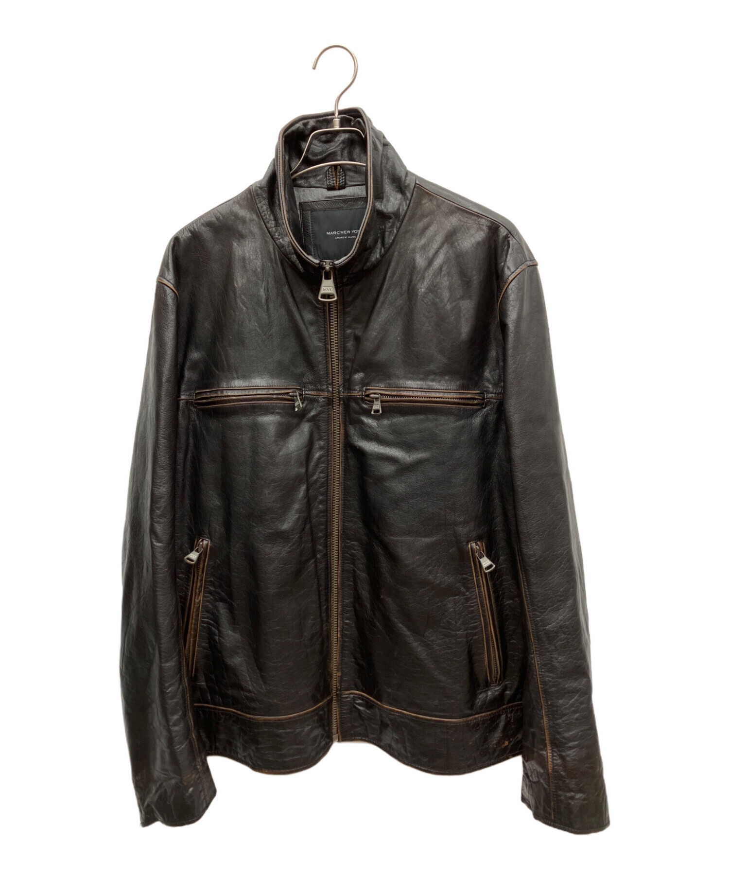 中古・古着通販】MARC NEW YORK (マークニューヨーク) レザー 
