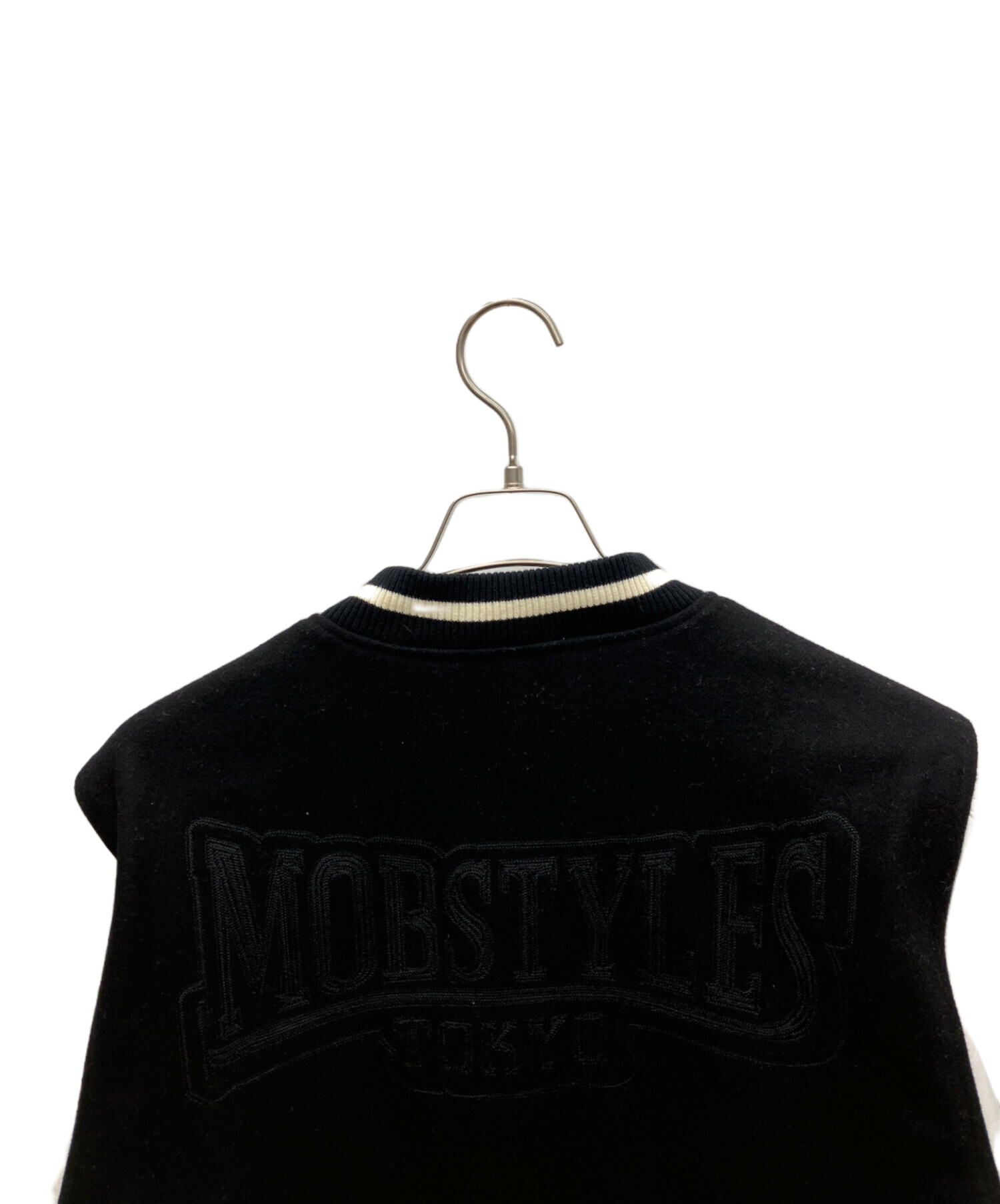 中古・古着通販】MOBSTYLES (モブスタイル) スタジャン ブラック 