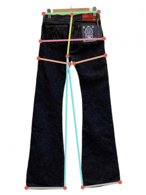 中古・古着通販】剣屋 (ツルギヤ) ブーツカットデニムパンツ
