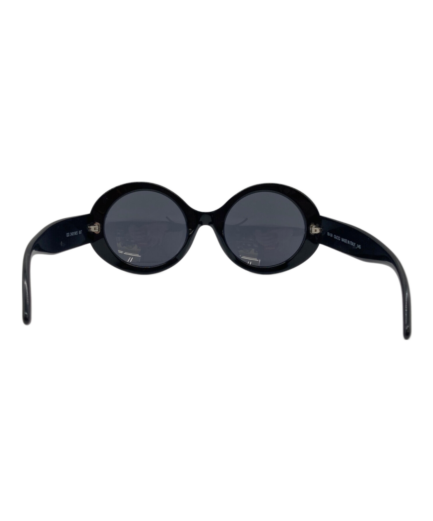 中古・古着通販】GUCCI (グッチ) サングラス ブラック サイズ:55□24
