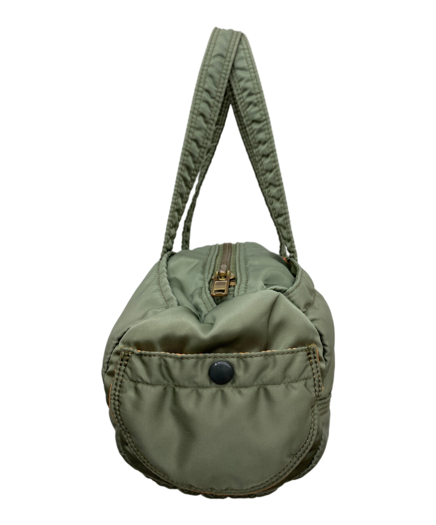 『美品』PORTER ポーター タンカー ミニボストンバッグ(L) カーキ PORTER ポーター タンカー ミニボストンバッグ カーキセージ