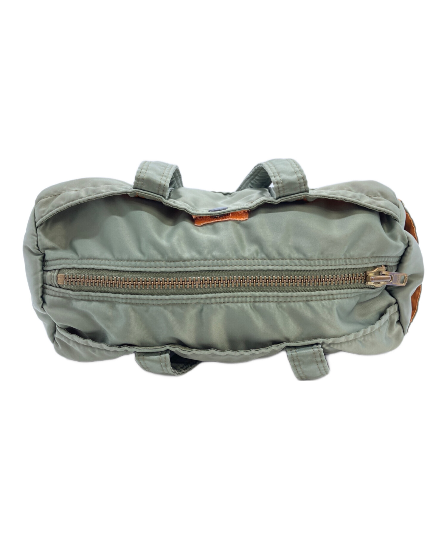 『美品』PORTER ポーター タンカー ミニボストンバッグ(L) カーキ PORTER ポーター タンカー ミニボストンバッグ カーキセージ