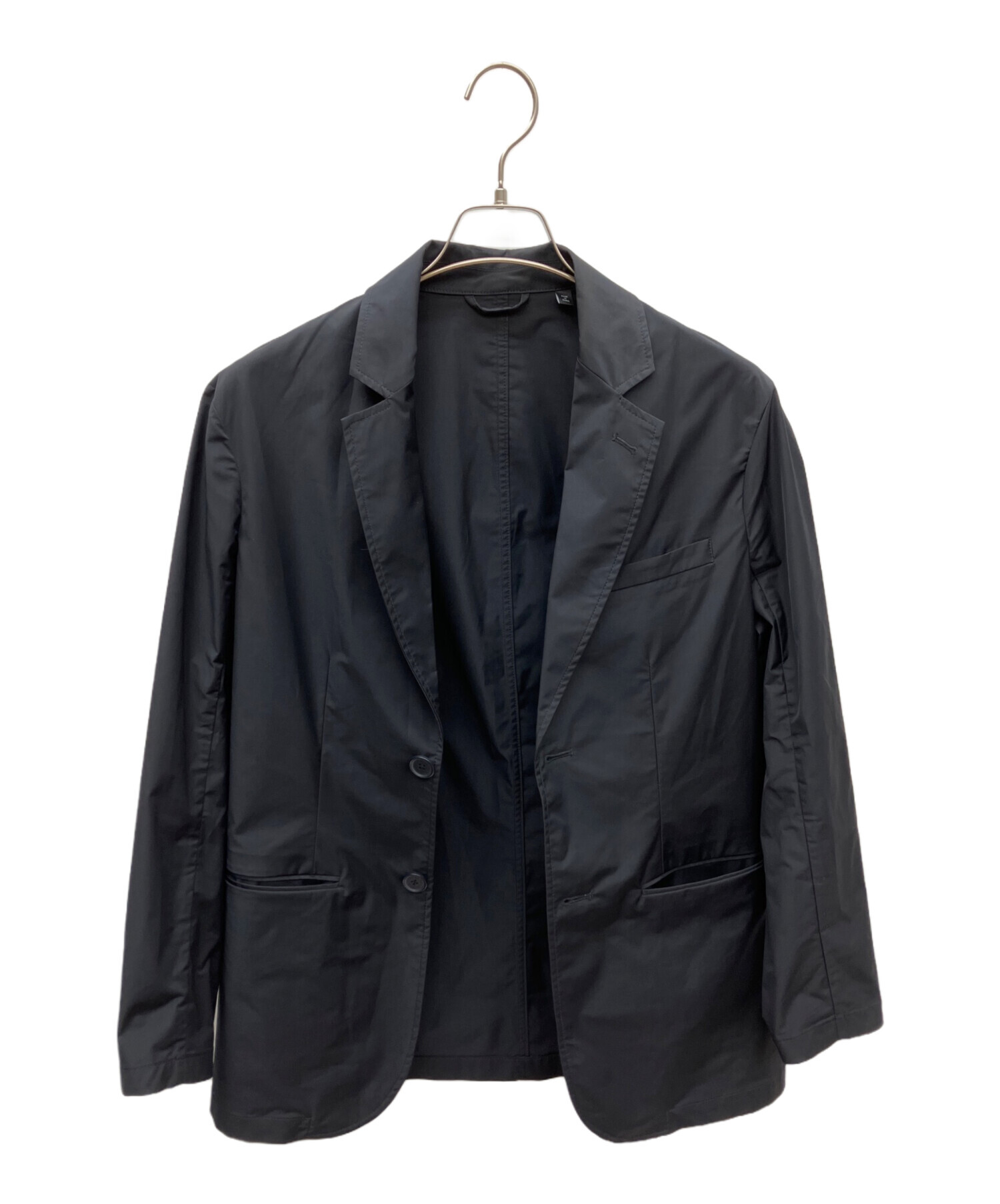 新品☆アルマーニエクスチェンジ 光沢のあるノーカラージャケット XS