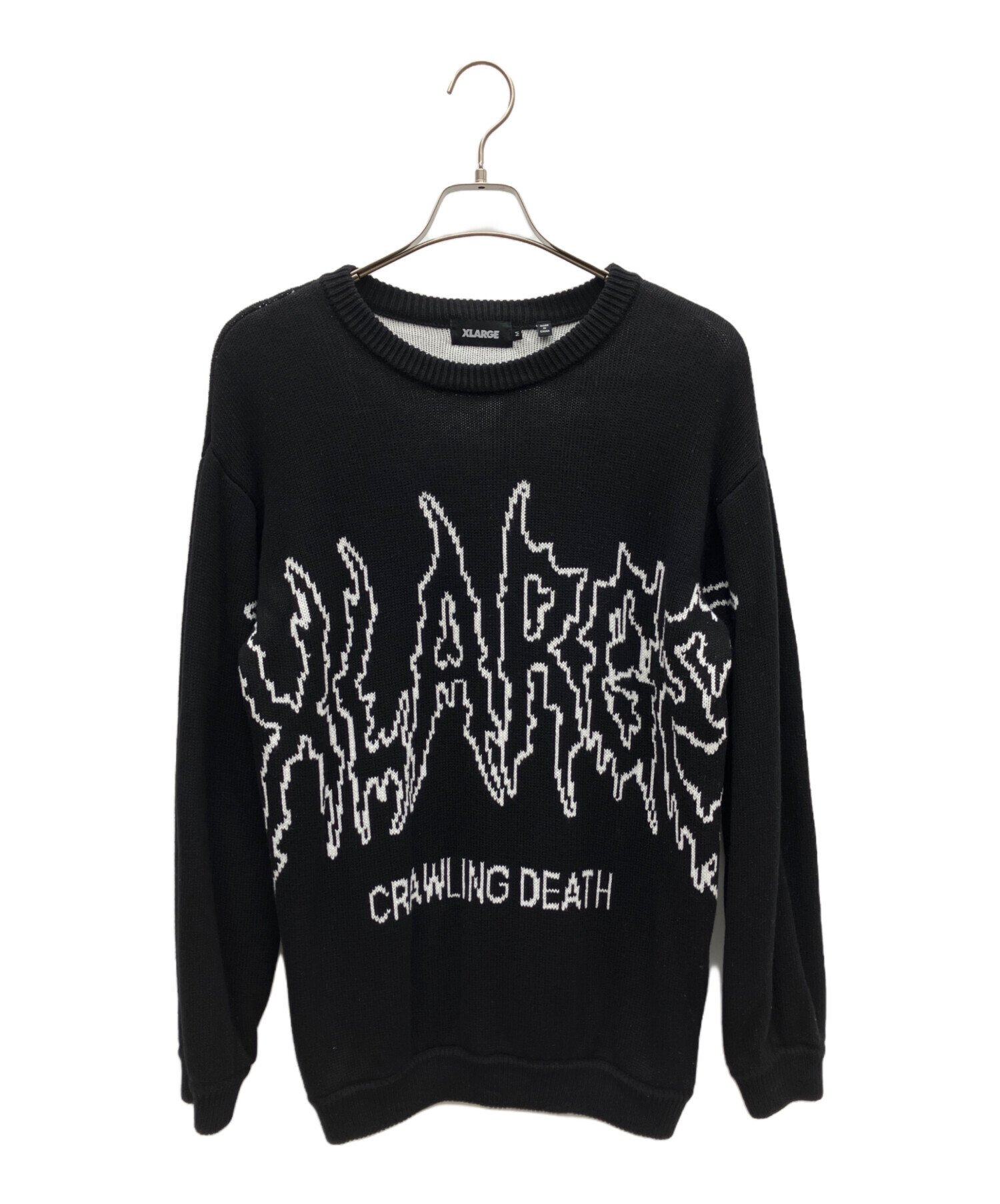 XLARGE ニット 黒 M クロ様専用 XLARGE ミサミサ ニット M 中古